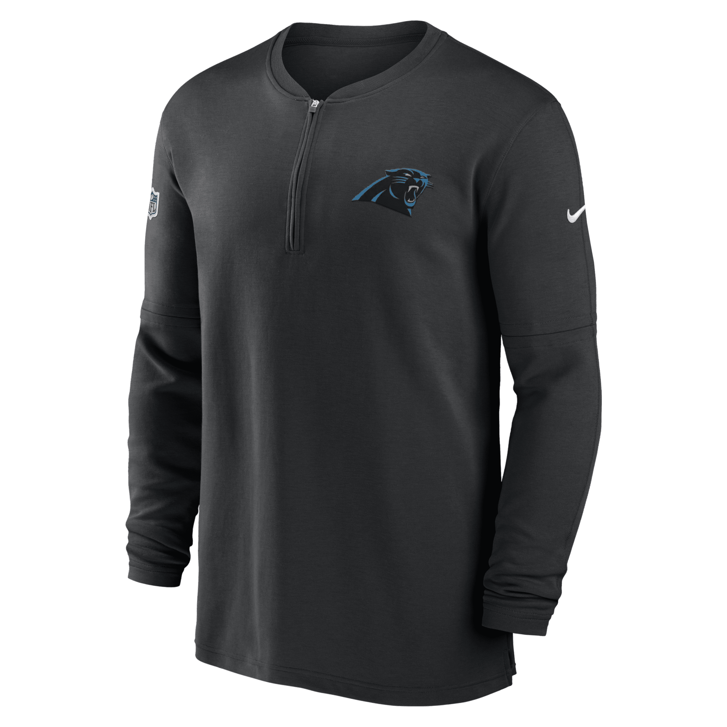 Nike Carolina Panthers Sideline Menâ€™s Men's Dri-fit Nfl 1/2-zip
