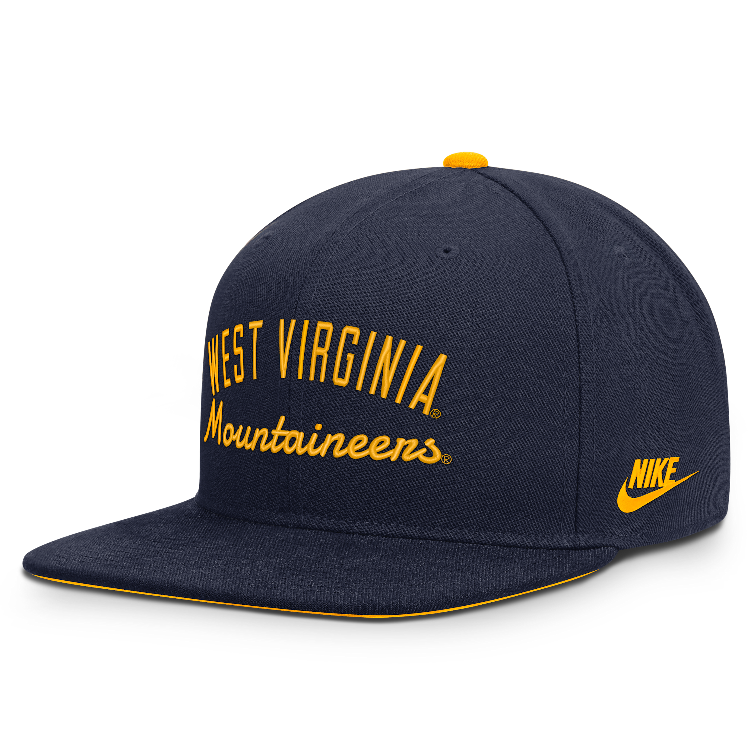 West Virginia Legacy Pro Nike Men's Dri-FIT College Adjustable Hat in Blue | NC1219MCWVV-38H