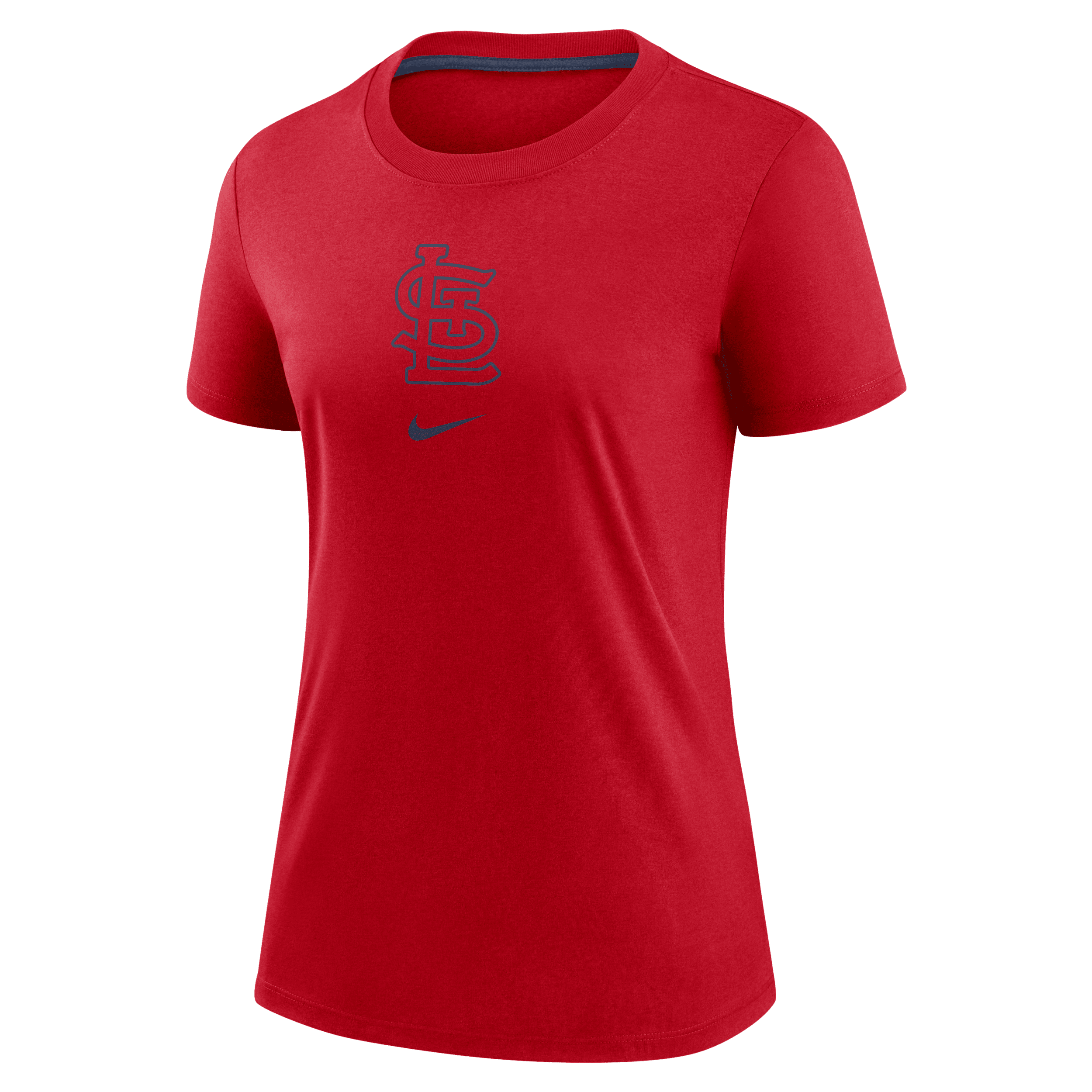 Nike Women's Red St. Louis Cardinals Authentic Collection Early Work Tri-blend T-shirt In Red