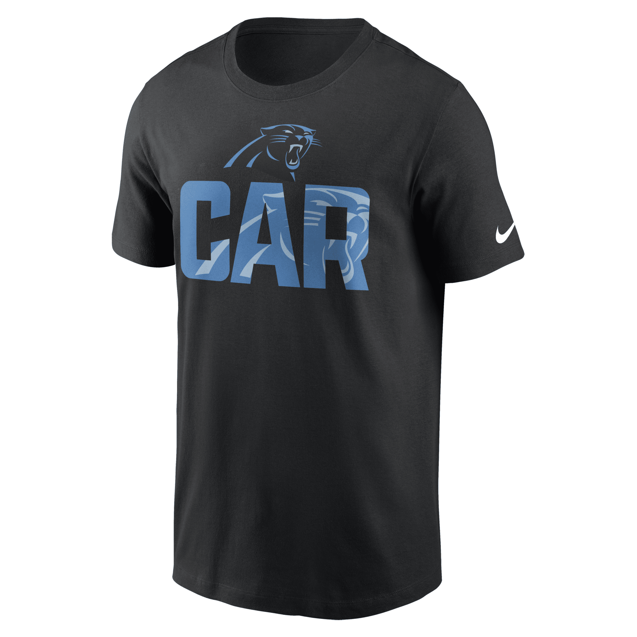 Nike Black Carolina Panthers Local Essential T-shirt In Black