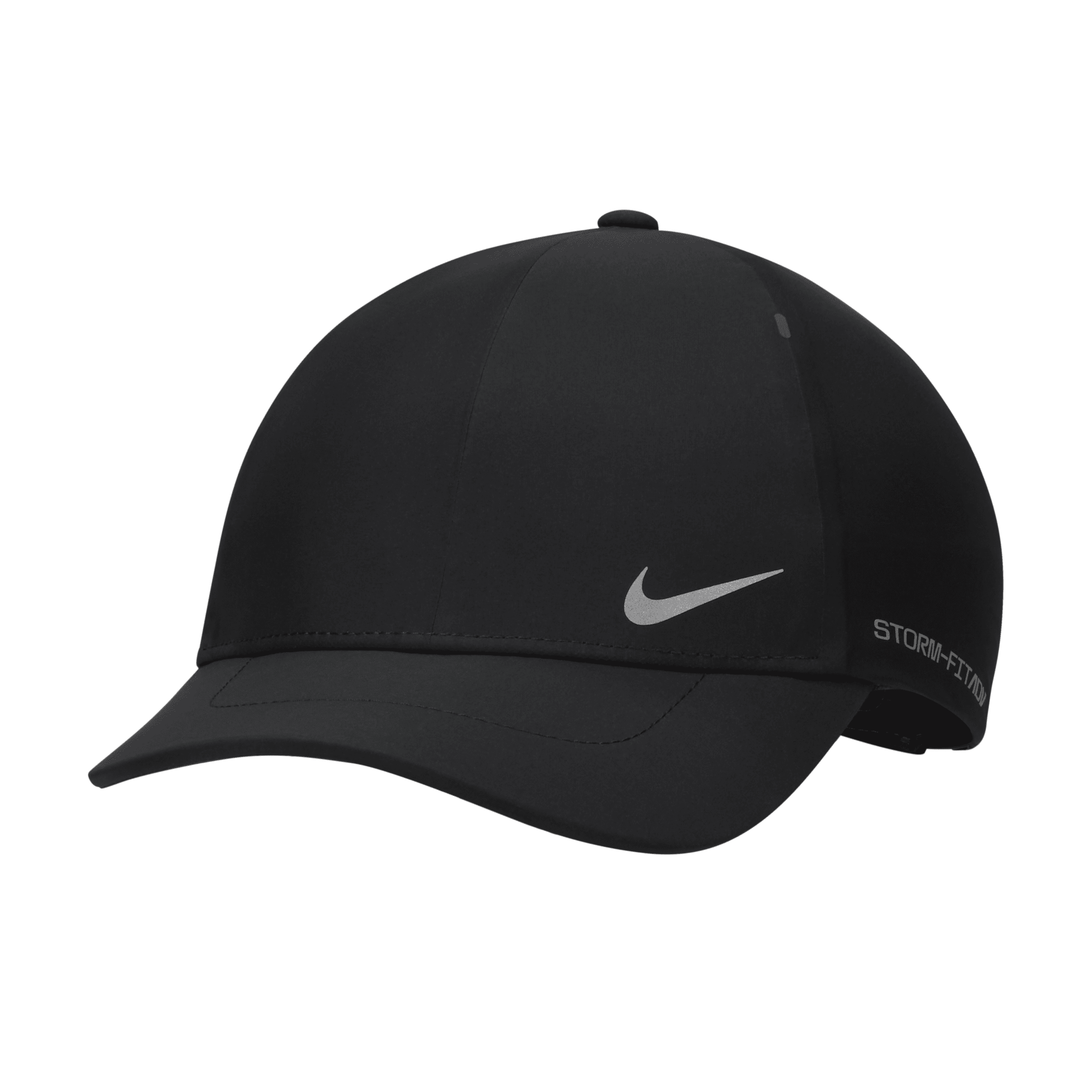 Nike Unisex Storm-fit Adv Club Structured Aerobill Cap In Black