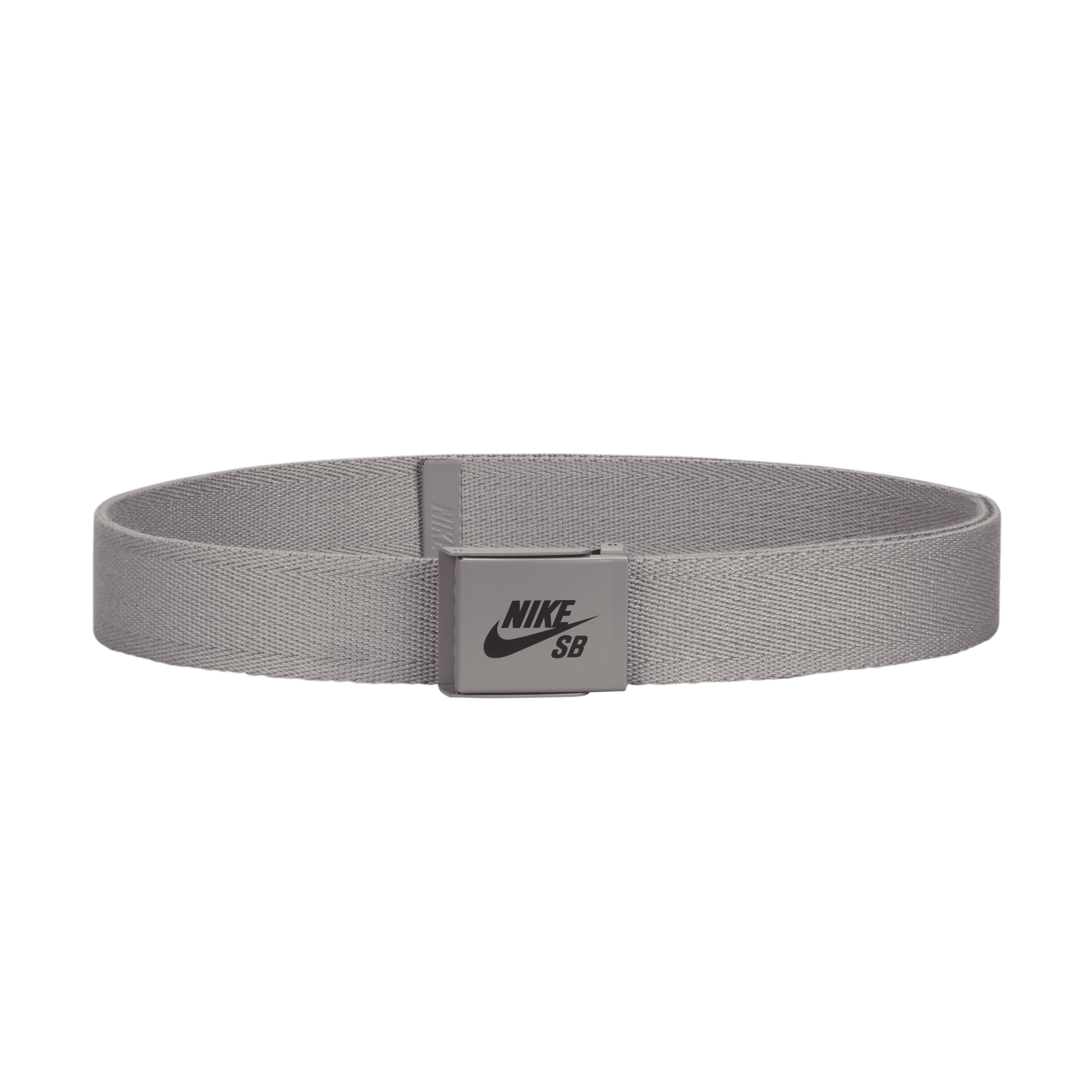 Nike Men's  Sb Solid Single Web Belt In Grey
