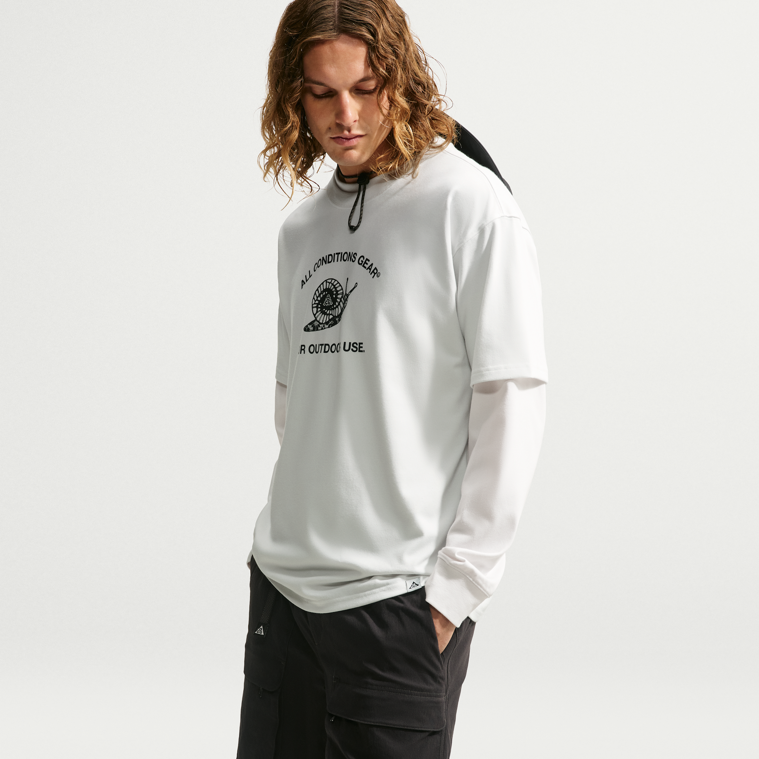 Men's Nike ACG Dri-FIT T-Shirt in White | IM6179-121