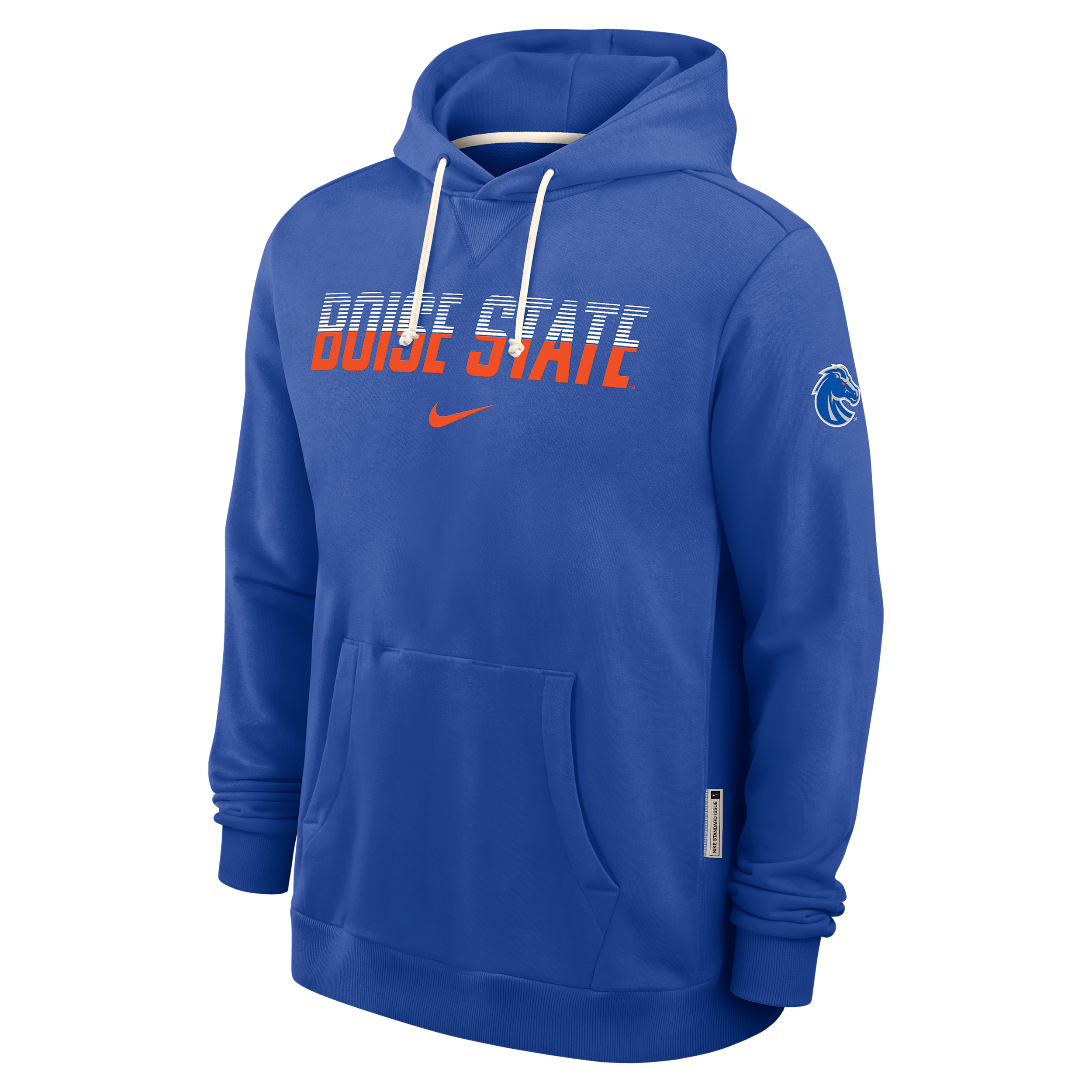 Boise State Sideline Nike Men's Dri-FIT Pullover Hoodie in Blue | IV9851-480