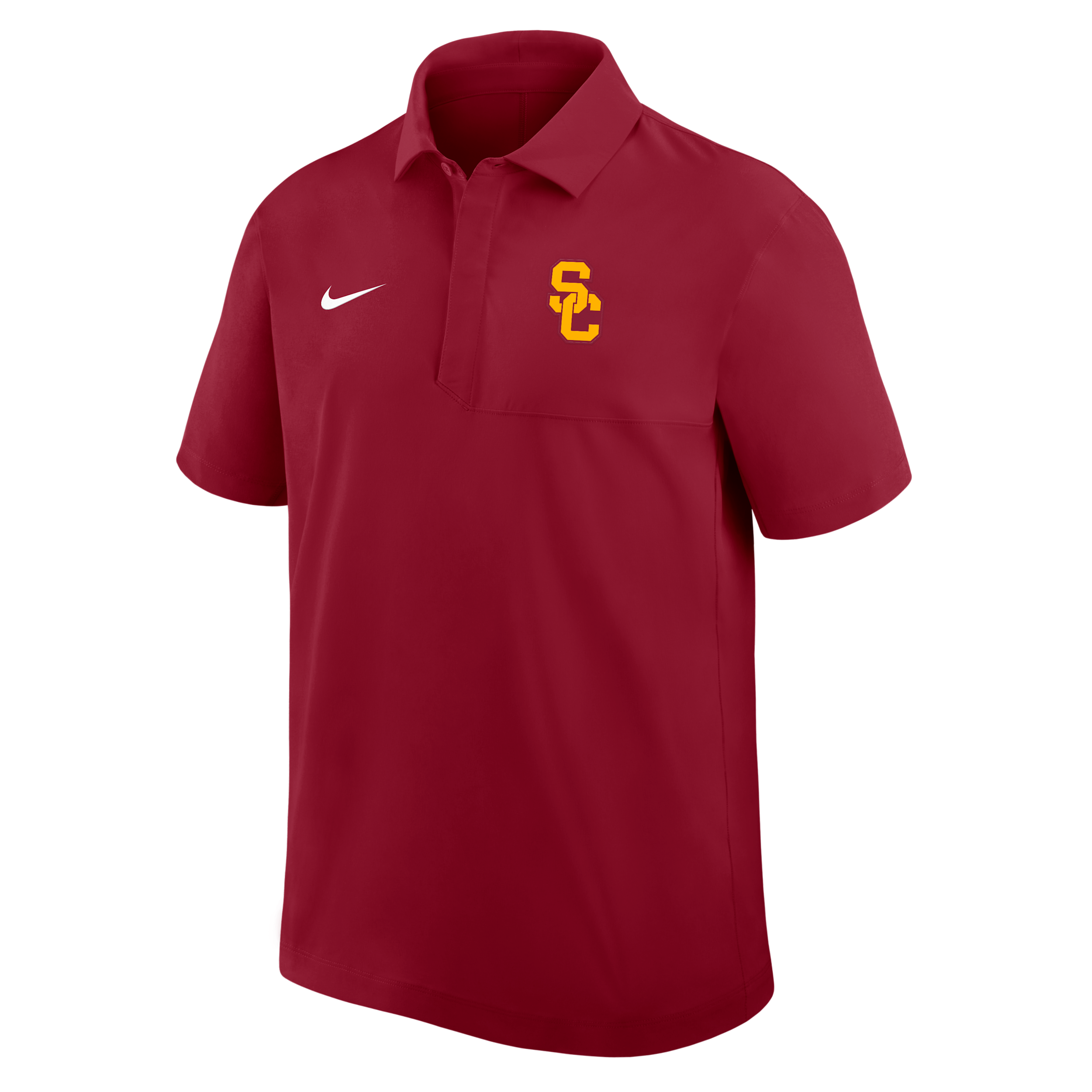 Nike Usc Men's Dri-fit College Polo In Burgundy