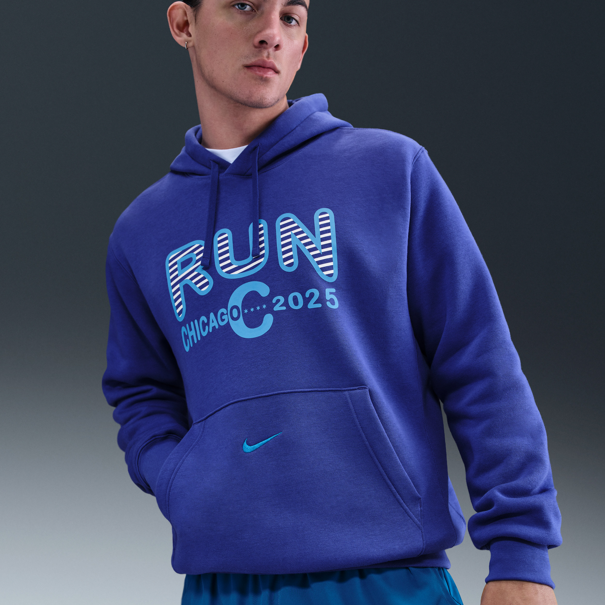 Nike Men's  Sportswear Club Fleece Pullover Hoodie In Purple