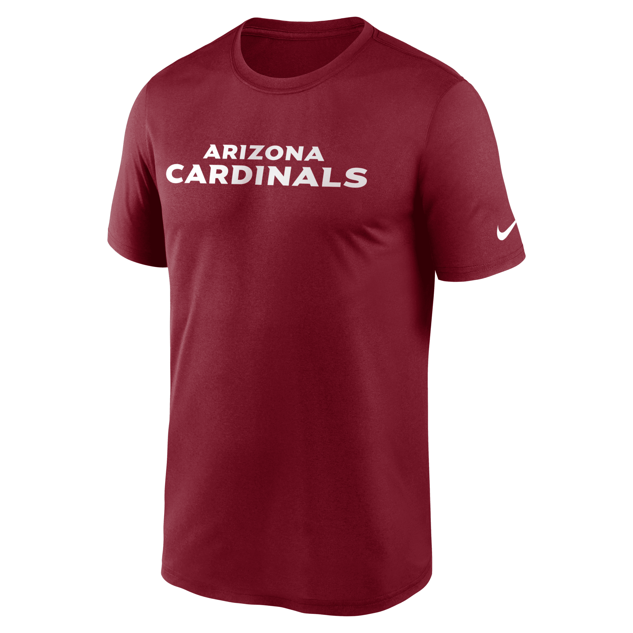 Nike Cardinal Arizona Cardinals Wordmark Legend Performance T-shirt In Red