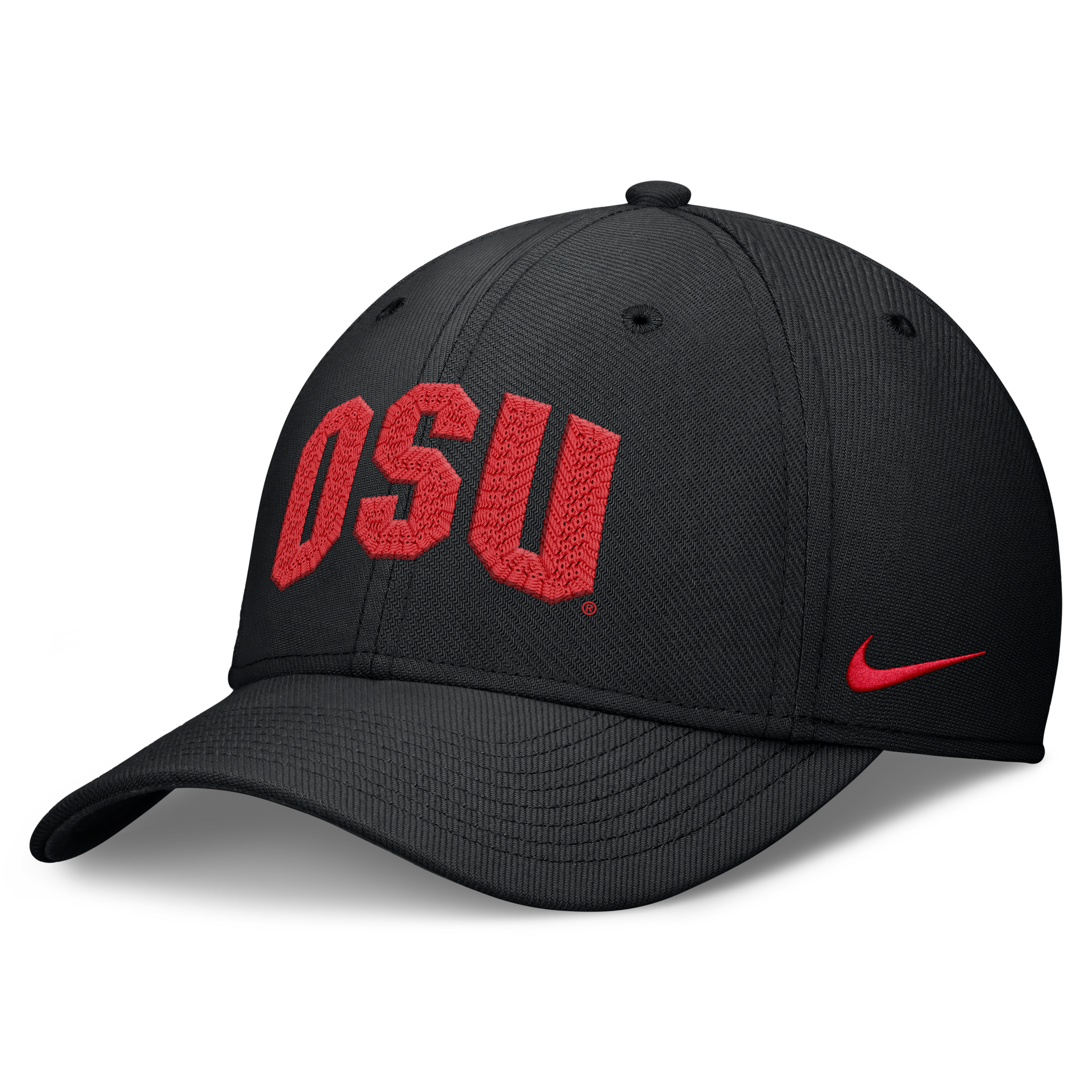 Ohio State Classic Swooshflex Nike Men's Dri-FIT College Hat in Black | NC0300AOH-KLK