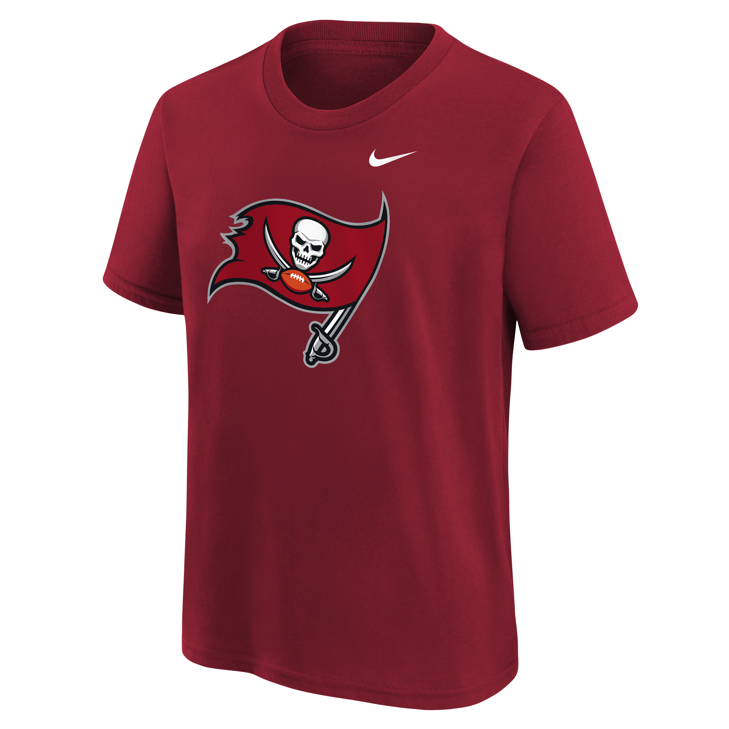 Nike Boys' 4-20 and Girls' 4-16 Tampa Bay Buccaneers Screen Print Tagless T-Shirt - Red