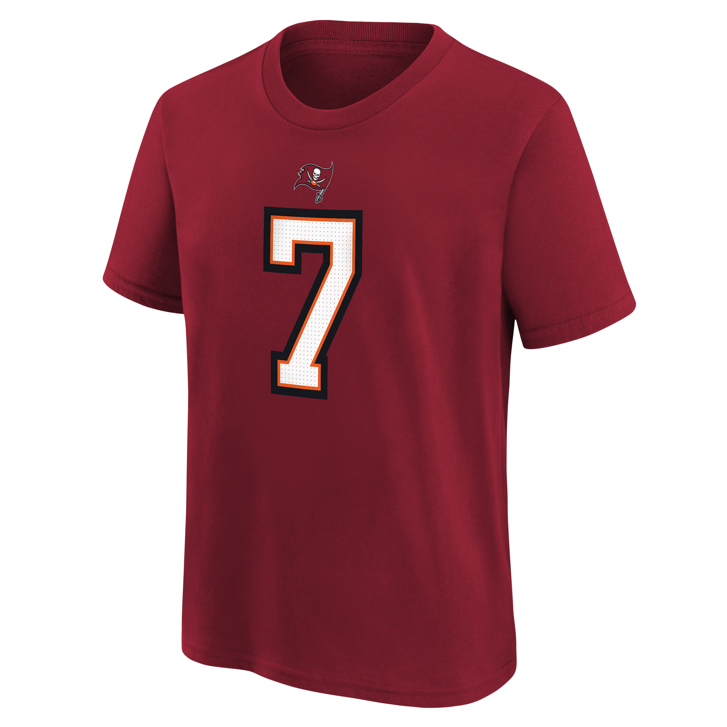 Nike Big Boys' and Girls' Bucky Irving Red Tampa Bay Buccaneers Player Name & Number T-Shirt - Red