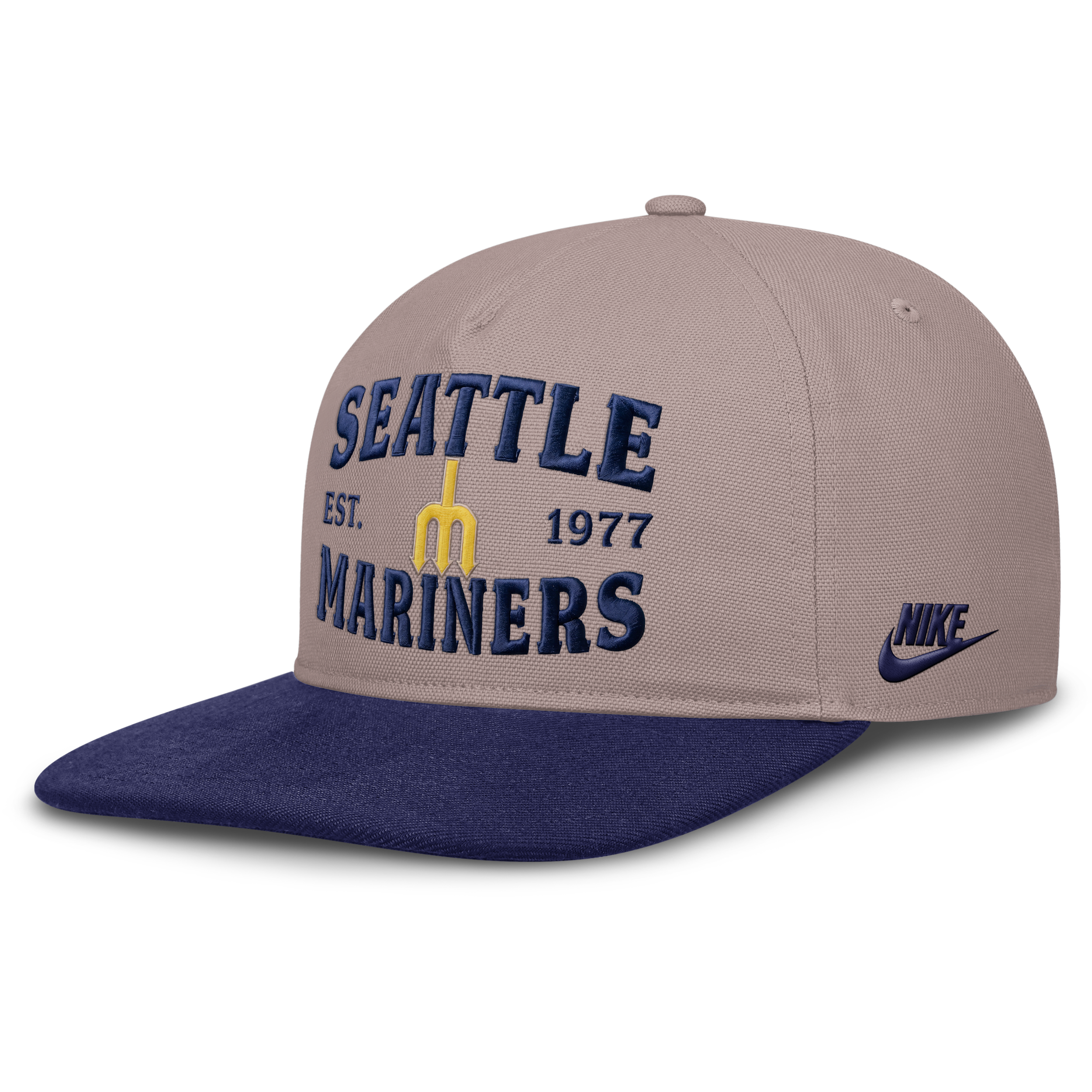 Seattle Mariners Cooperstown Pro Nike Men's MLB A-Frame Adjustable Hat in Brown | NB1B0KJ9S77-HG2