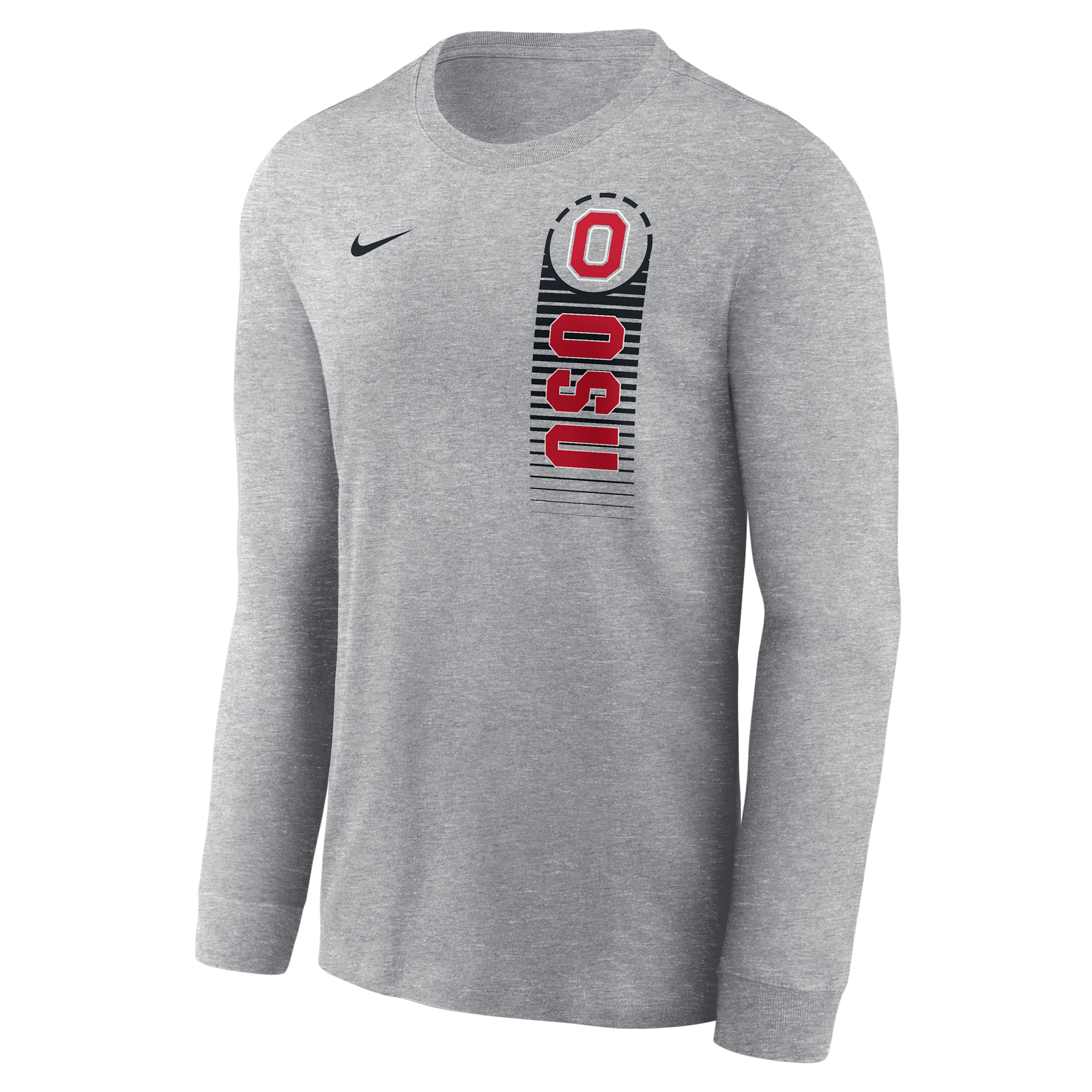 Ohio State Primetime Nike Men's College Long-Sleeve T-Shirt in Grey | NKAC06GOH-LY9