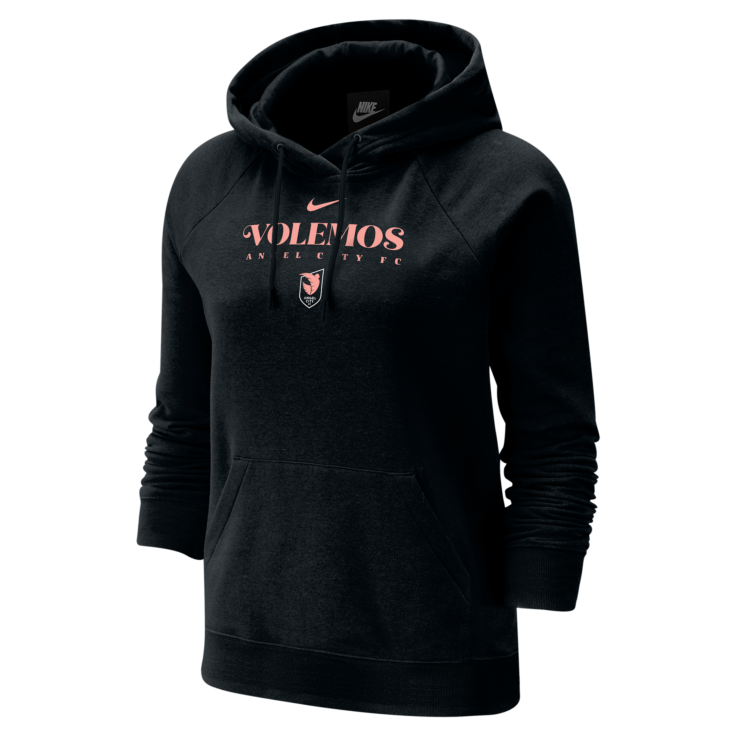 Angel City FC Phoenix Fleece Nike Women's Oversized Hoodie in Black | W31855ANFC26-BLK