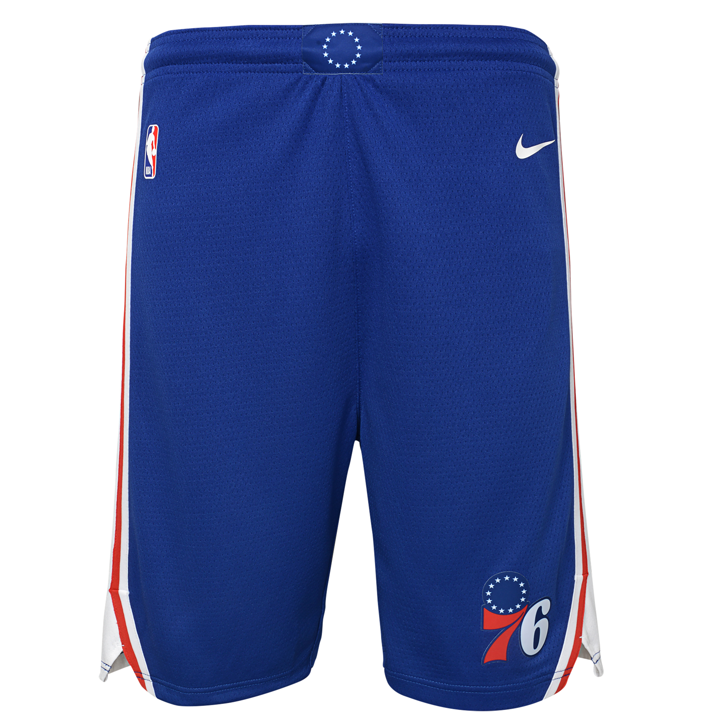 Shop Nike Philadelphia 76ers Icon Edition Big Kids'  Dri-fit Nba Swingman Shorts In Blue