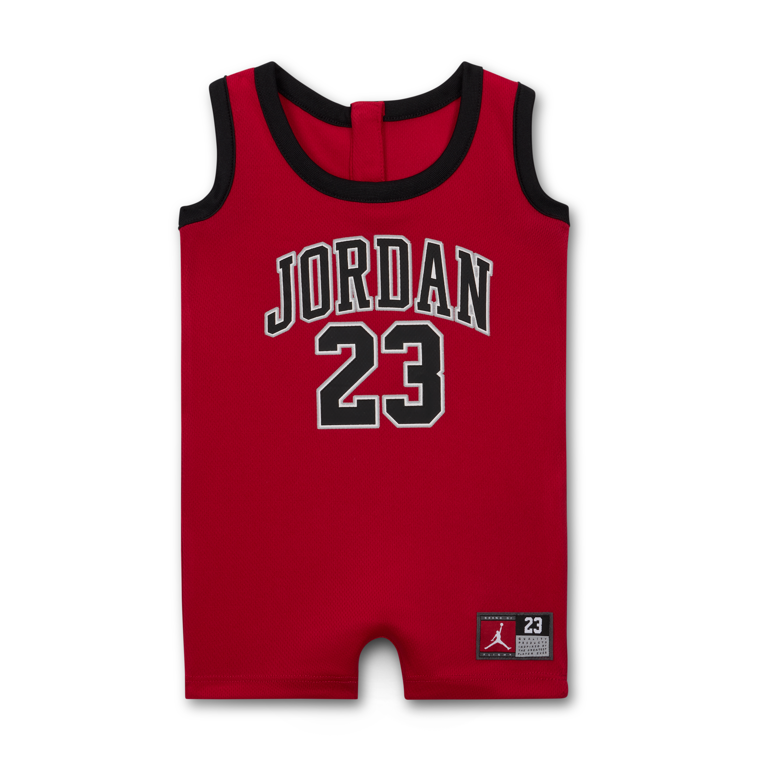Jordan Baby (0-) Jumpman 23 Jersey Romper In Red