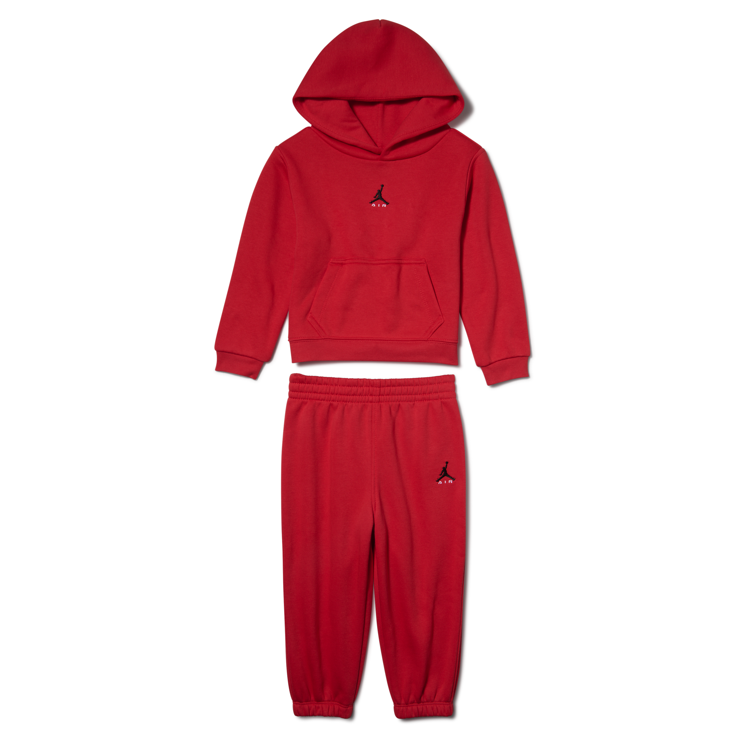 Jordan Baby (12-24M) Brooklyn 2-Piece Pullover Hoodie Set in Red | 65G023-U10