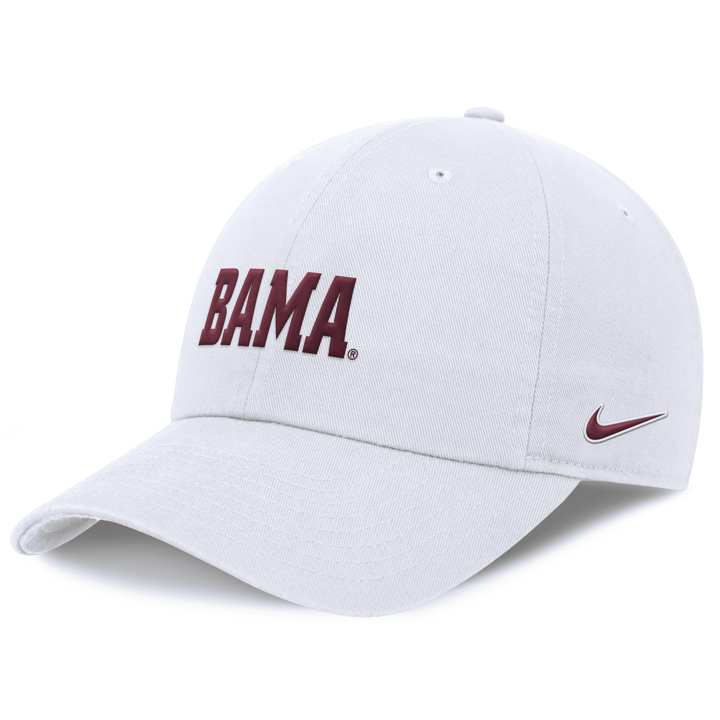 NIKE ALABAMA CRIMSON TIDE ON-FIELD CLUB  UNISEX DRI-FIT COLLEGE ADJUSTABLE HAT 1015609769