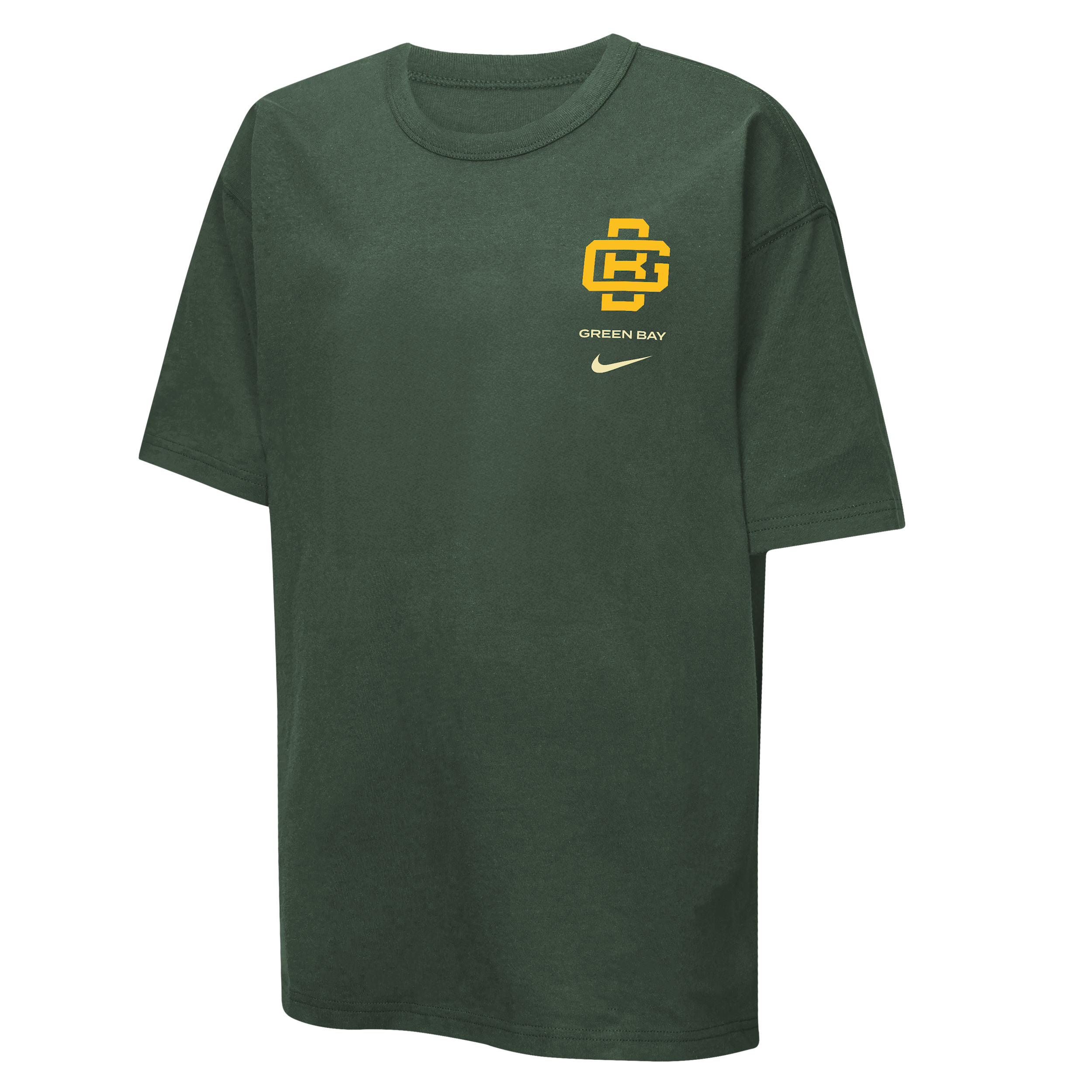 Green Bay Packers Rivalries Collection Helmet Max90 Big Kids' Nike NFL T-Shirt in Brown | Z1B7NFSUPCK-000