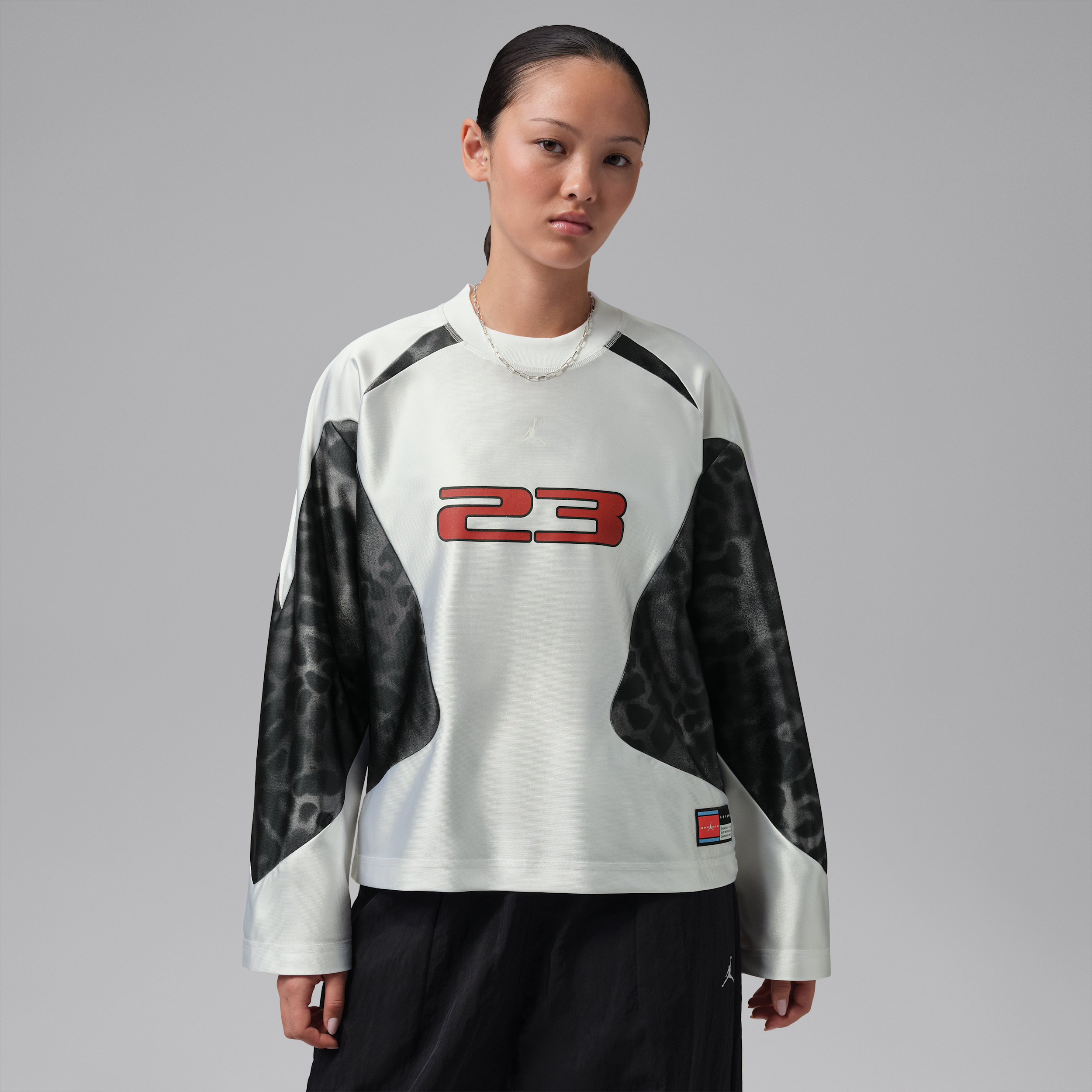 Women's Jordan Brooklyn Long-Sleeve Jersey in White | IQ4019-100