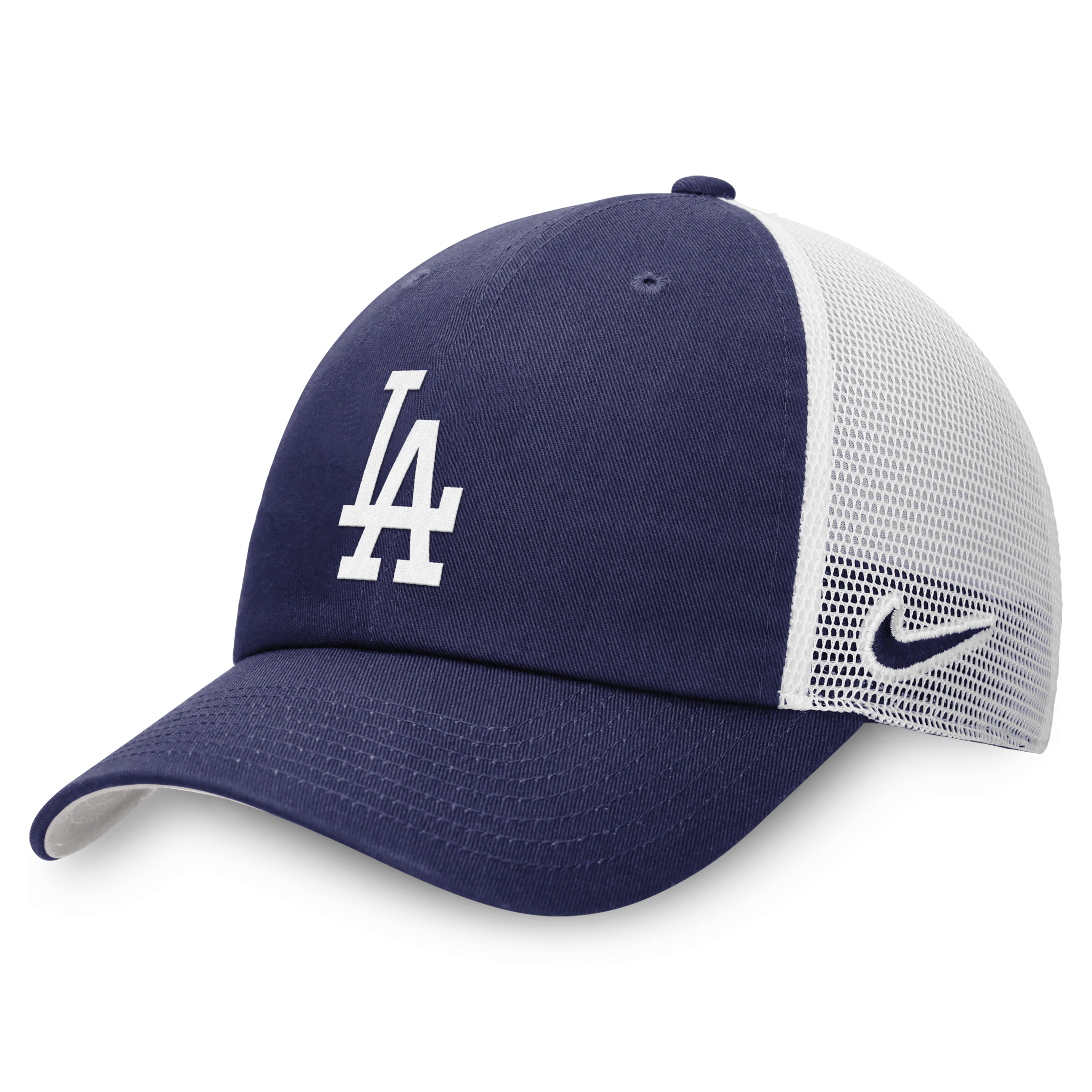 Shop Nike Los Angeles Dodgers Heritage86  Men's Mlb Trucker Adjustable Hat In Blue