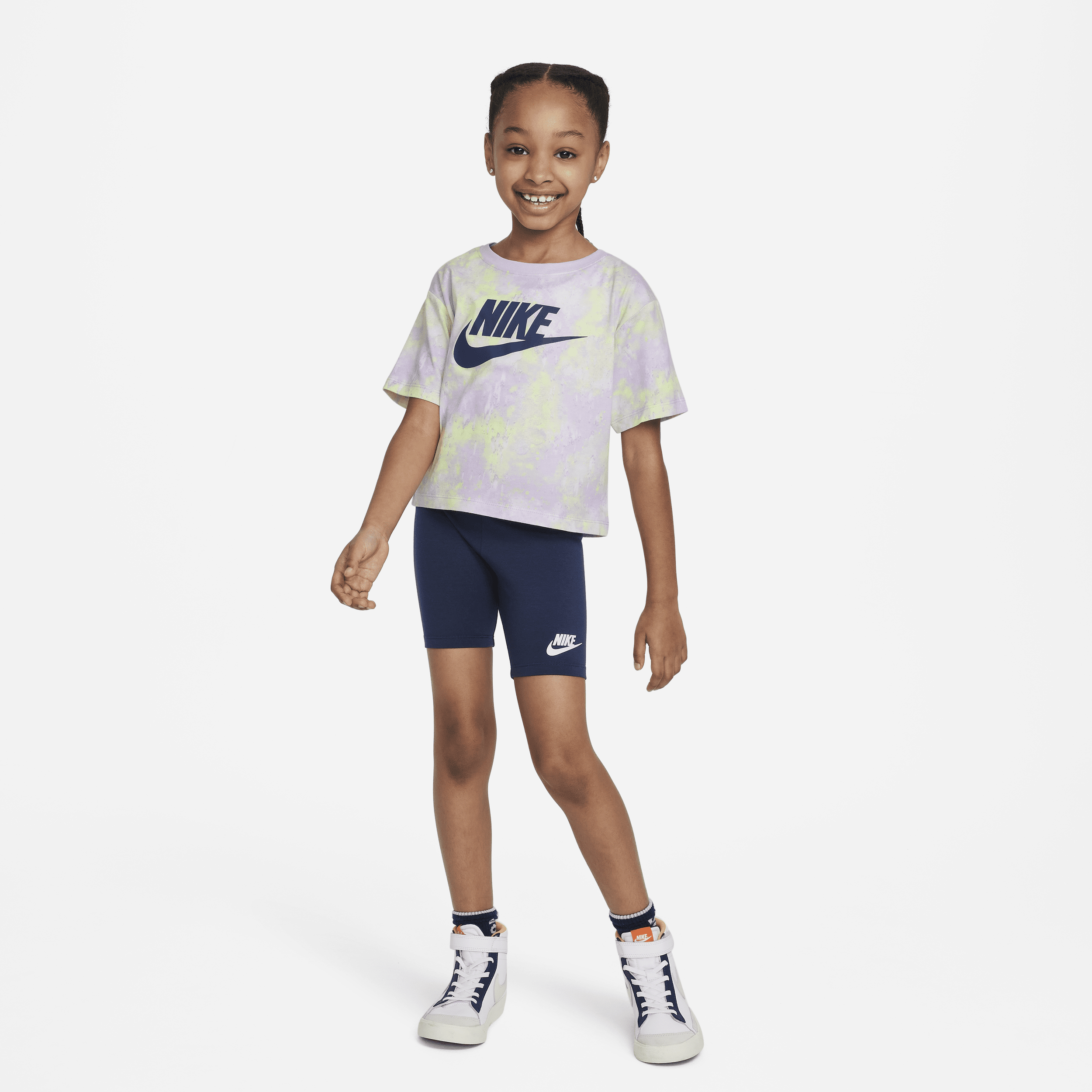 Nike Little Kids' 2-piece Shorts Set In Blue