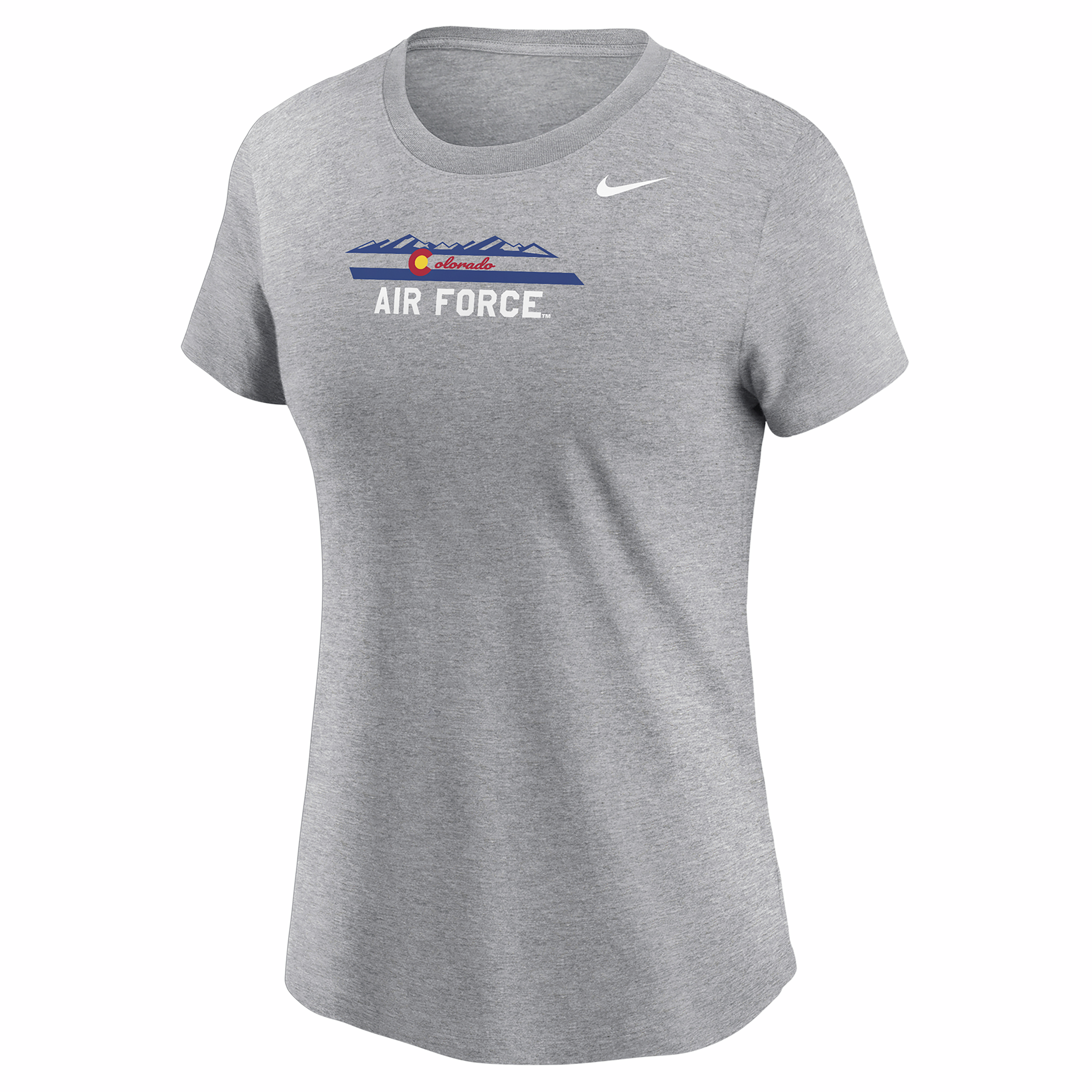 Nike Women's Gray Air Force Falcons Apls Fighting Falcon Collection Rivalry T-shirt In Gray