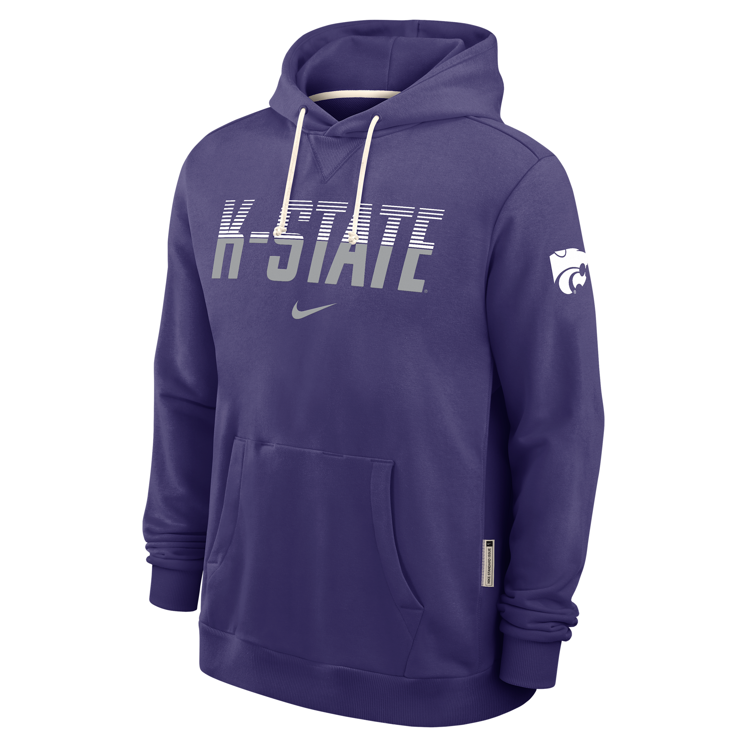 Kansas State Sideline Nike Men's Dri-FIT Pullover Hoodie in Purple | IV9873-566