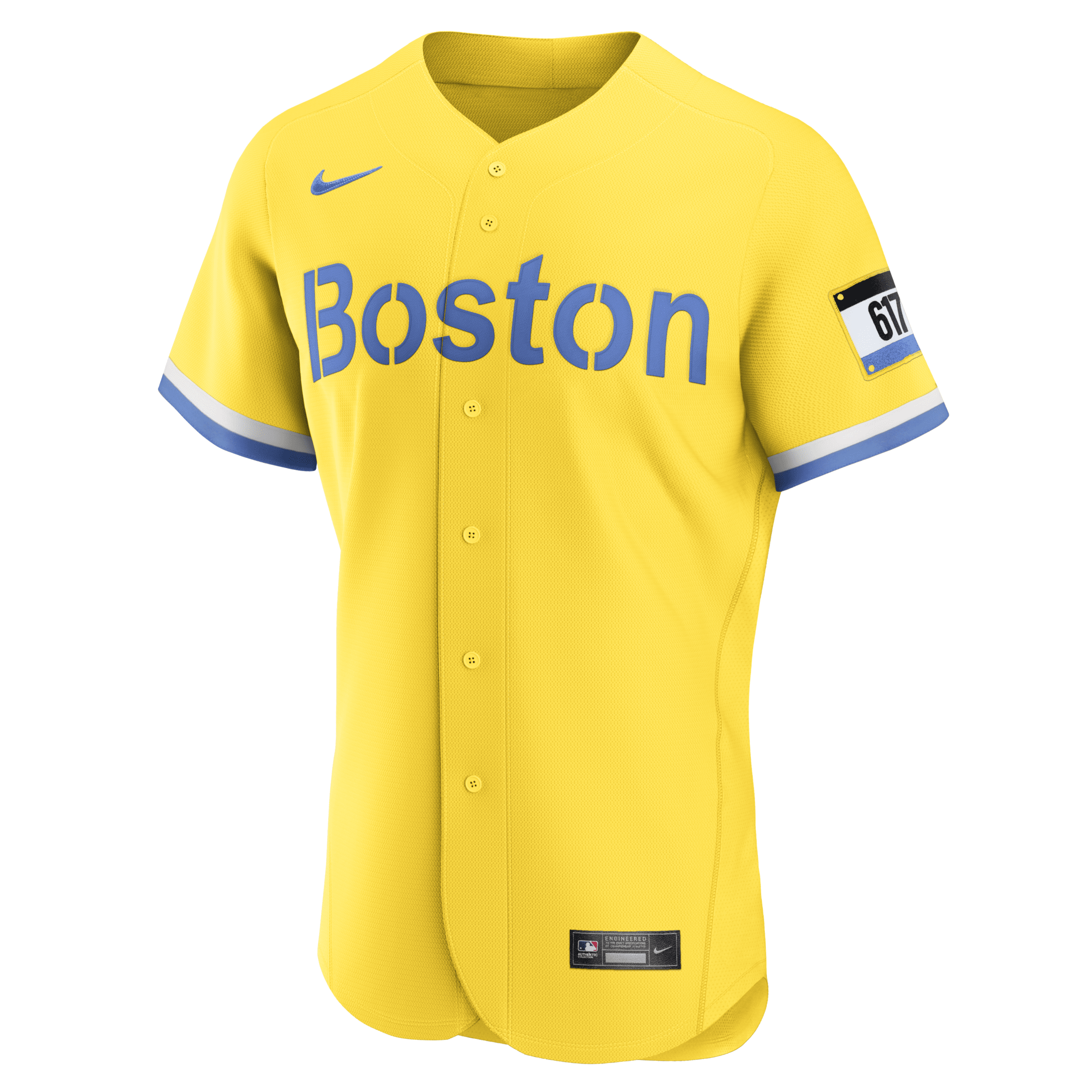 Nike Men's MLB Boston Red Sox City Connect (Rafael Devers) Authentic Baseball Jersey in Brown | 890XBQCGBQ9-D11