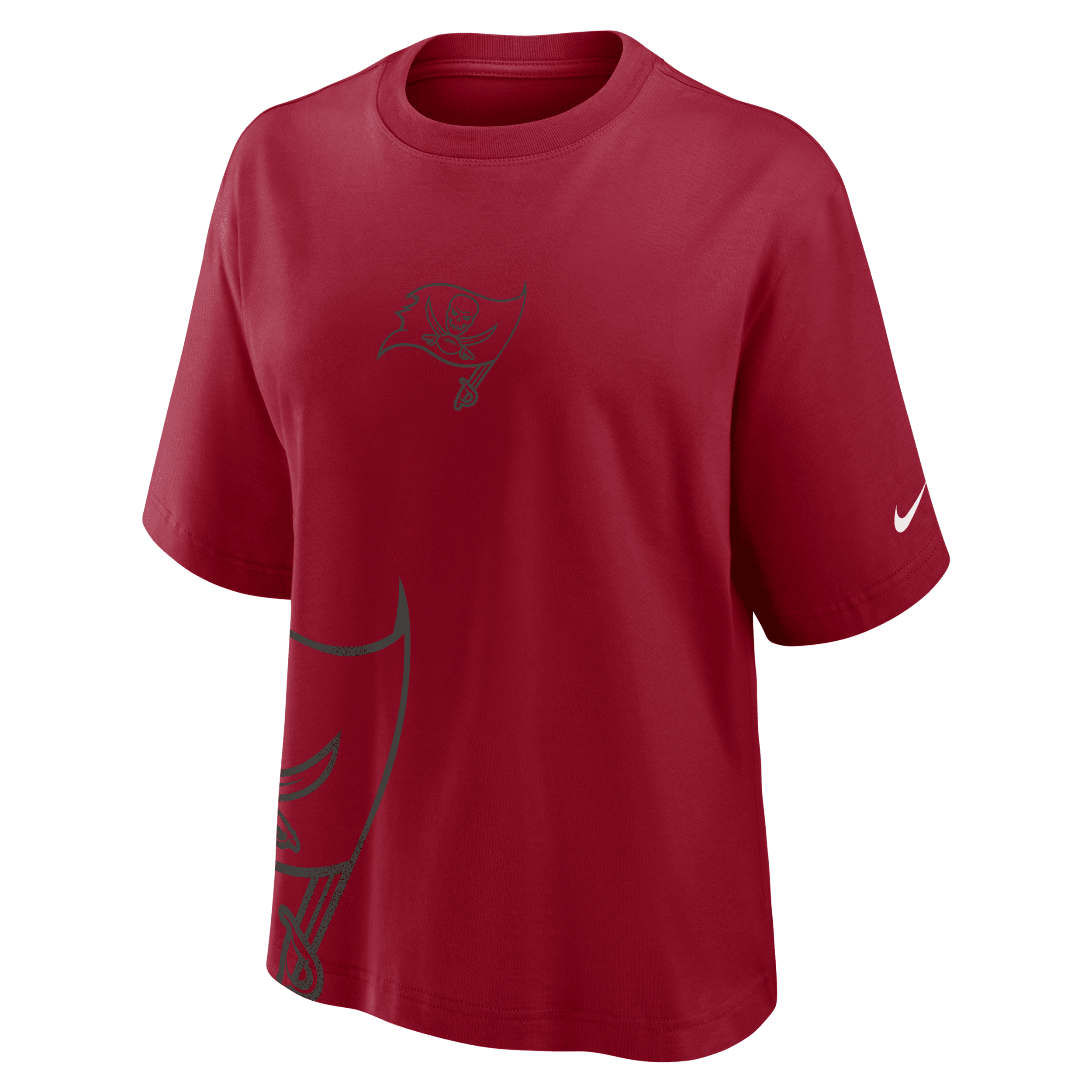 Nike Tampa Bay Buccaneers Boxy  Women's Nfl T-shirt In Red