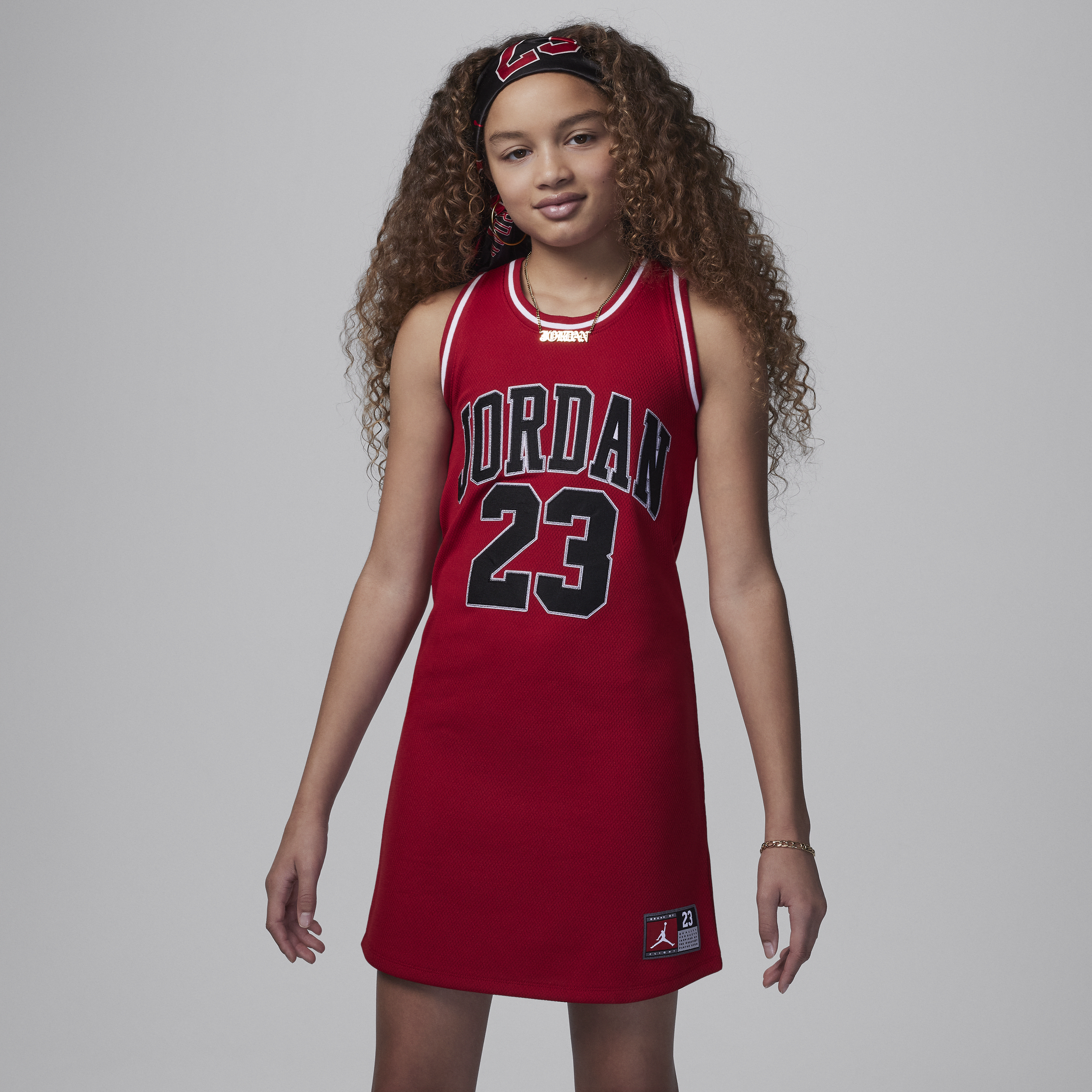Shop Jordan 23 Big Kids' Dress In Red