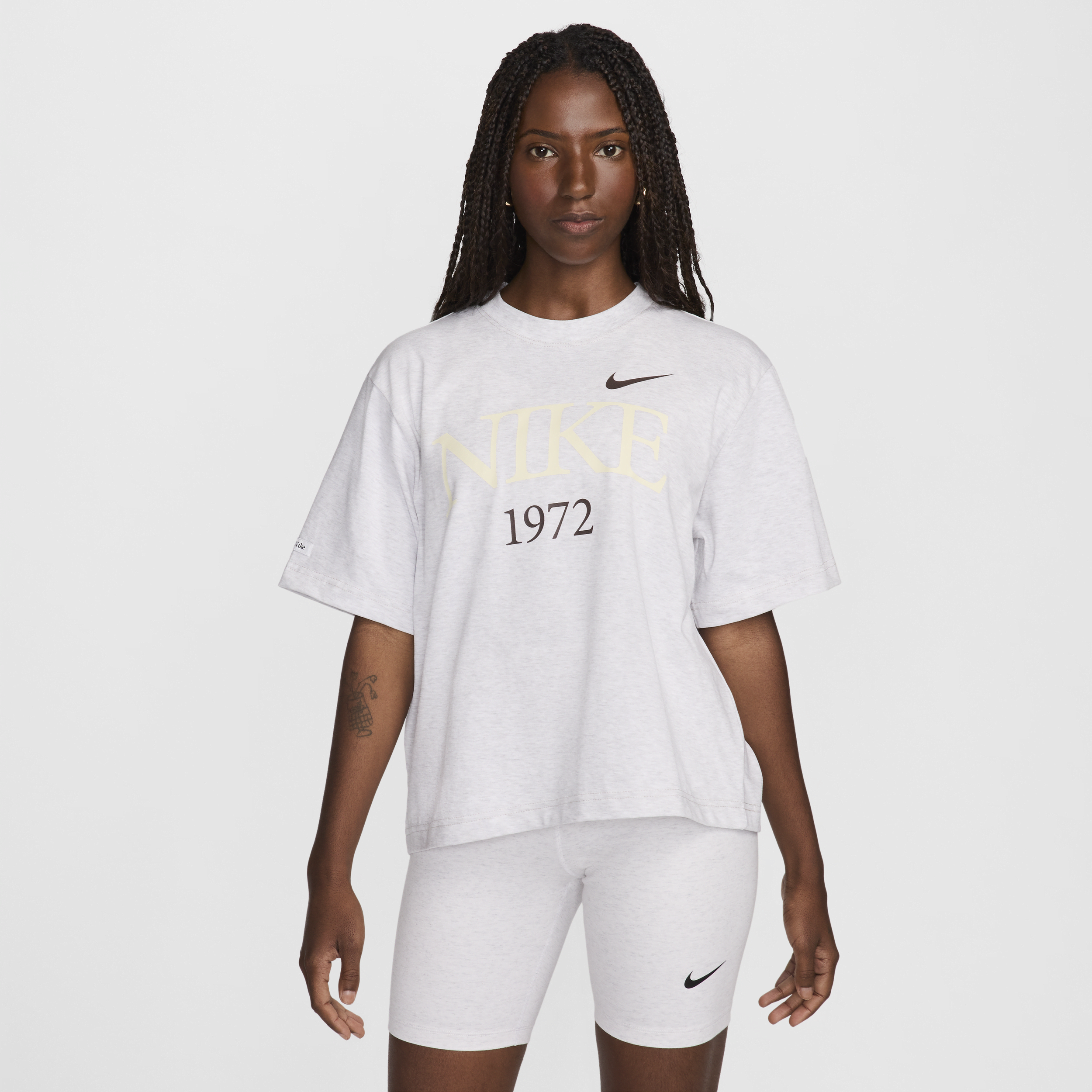 Shop Nike Women's  Sportswear Classic T-shirt In Brown