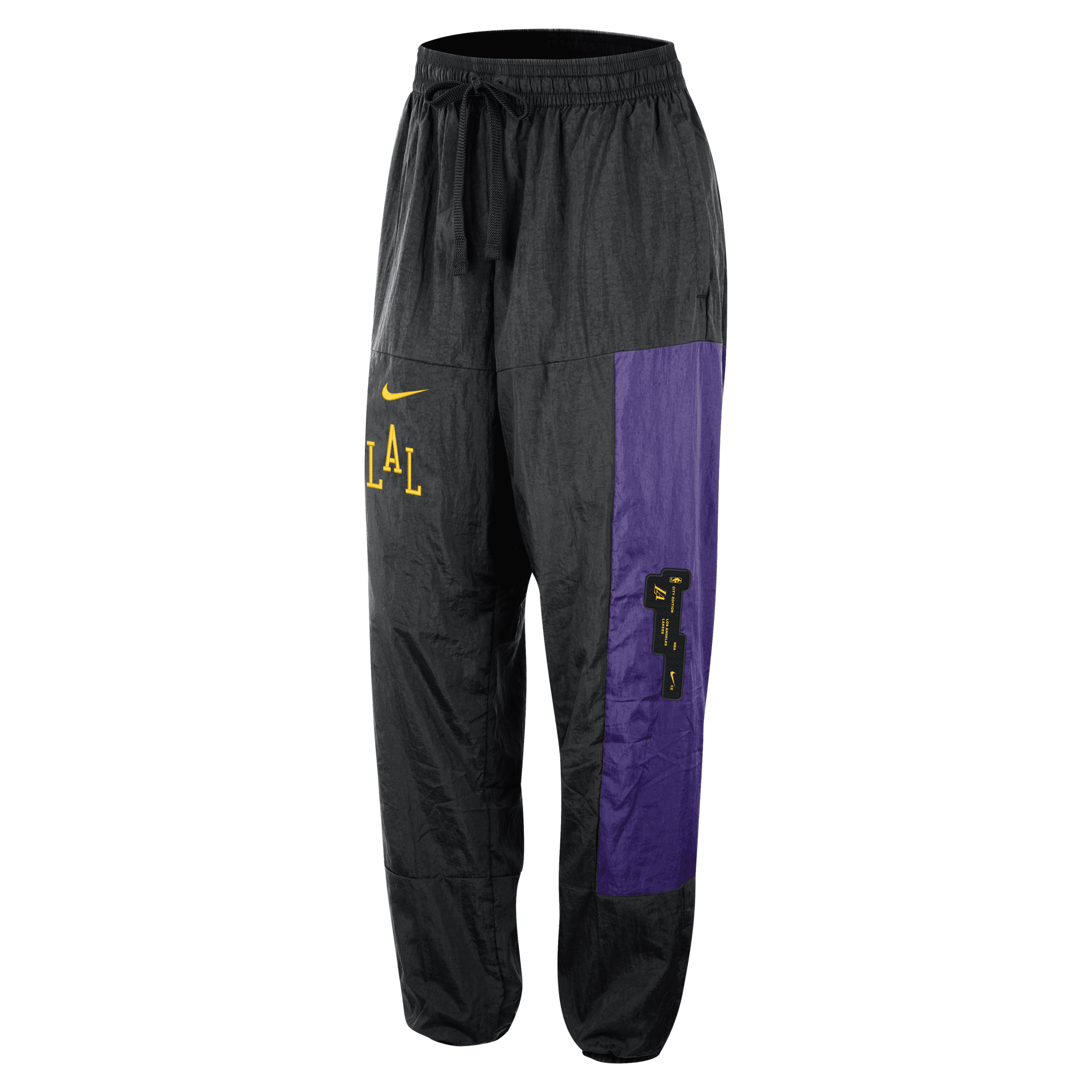 Nike Los Angeles Lakers Starting 5 2023/24 City Edition  Men's Nba Courtside Pants In Black