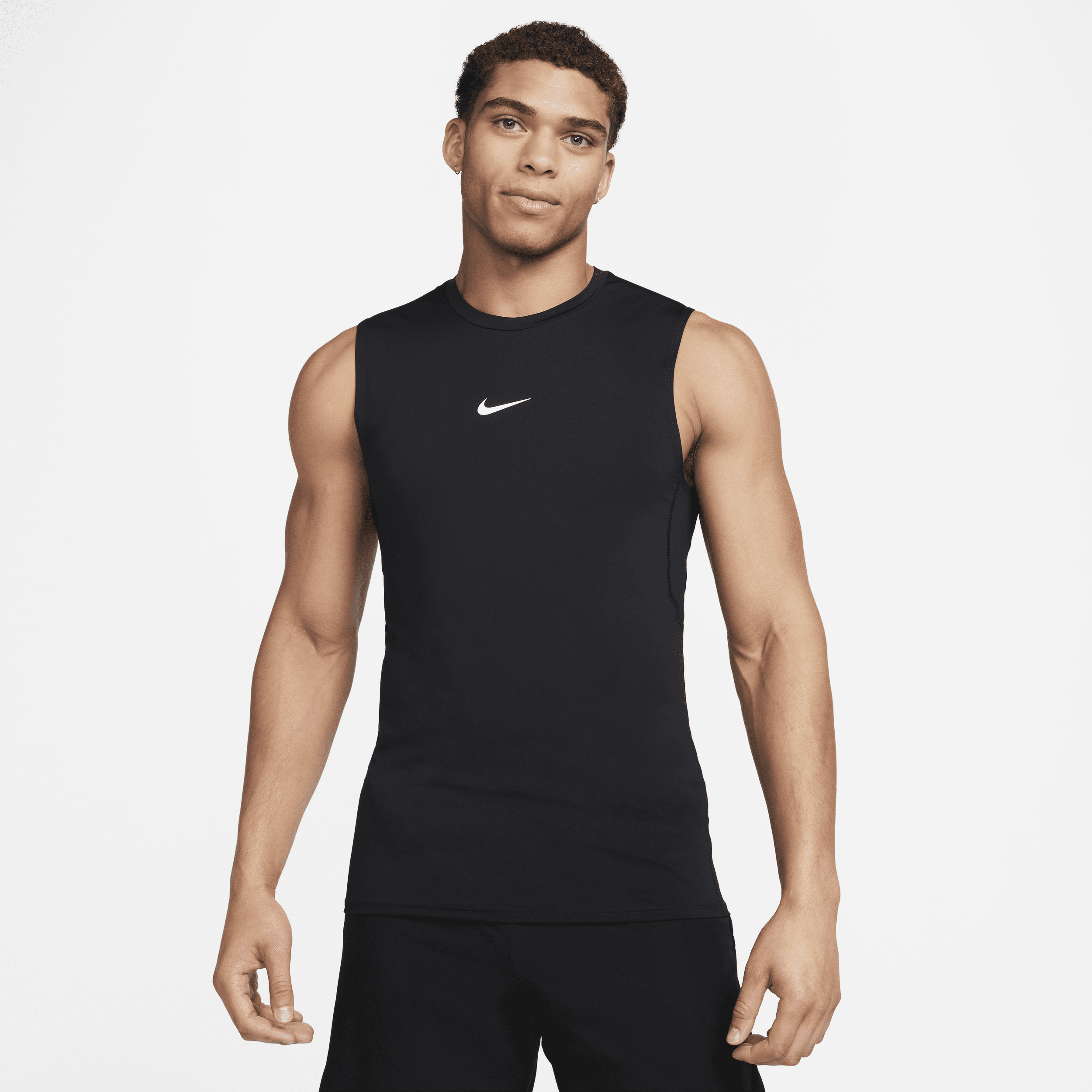 Men's Nike Pro Dri-FIT Slim Sleeveless Top in Black | FB7924-010