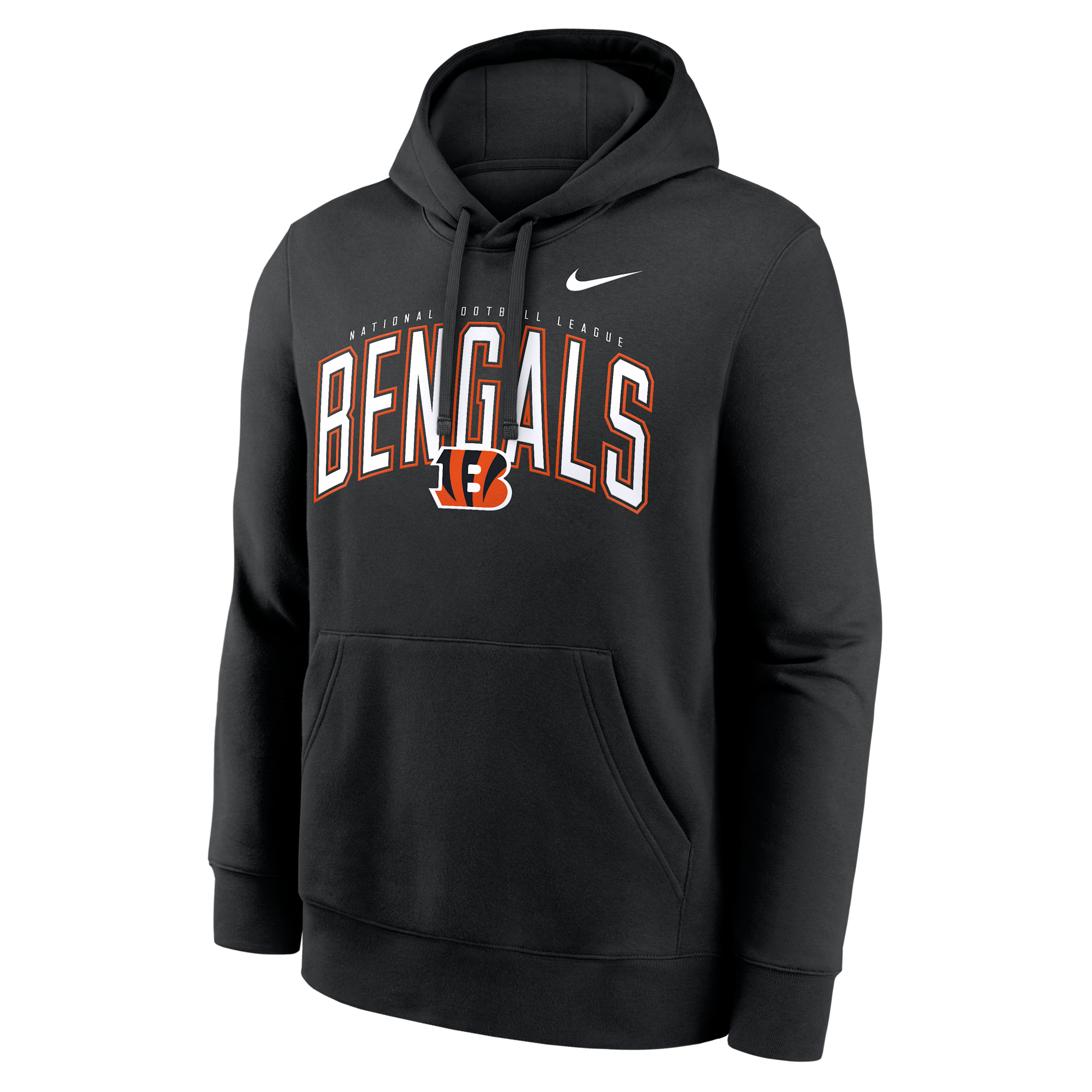 Men's Nike Black Cincinnati Bengals Expect Victory Club Fleece Pullover Hoodie - Black