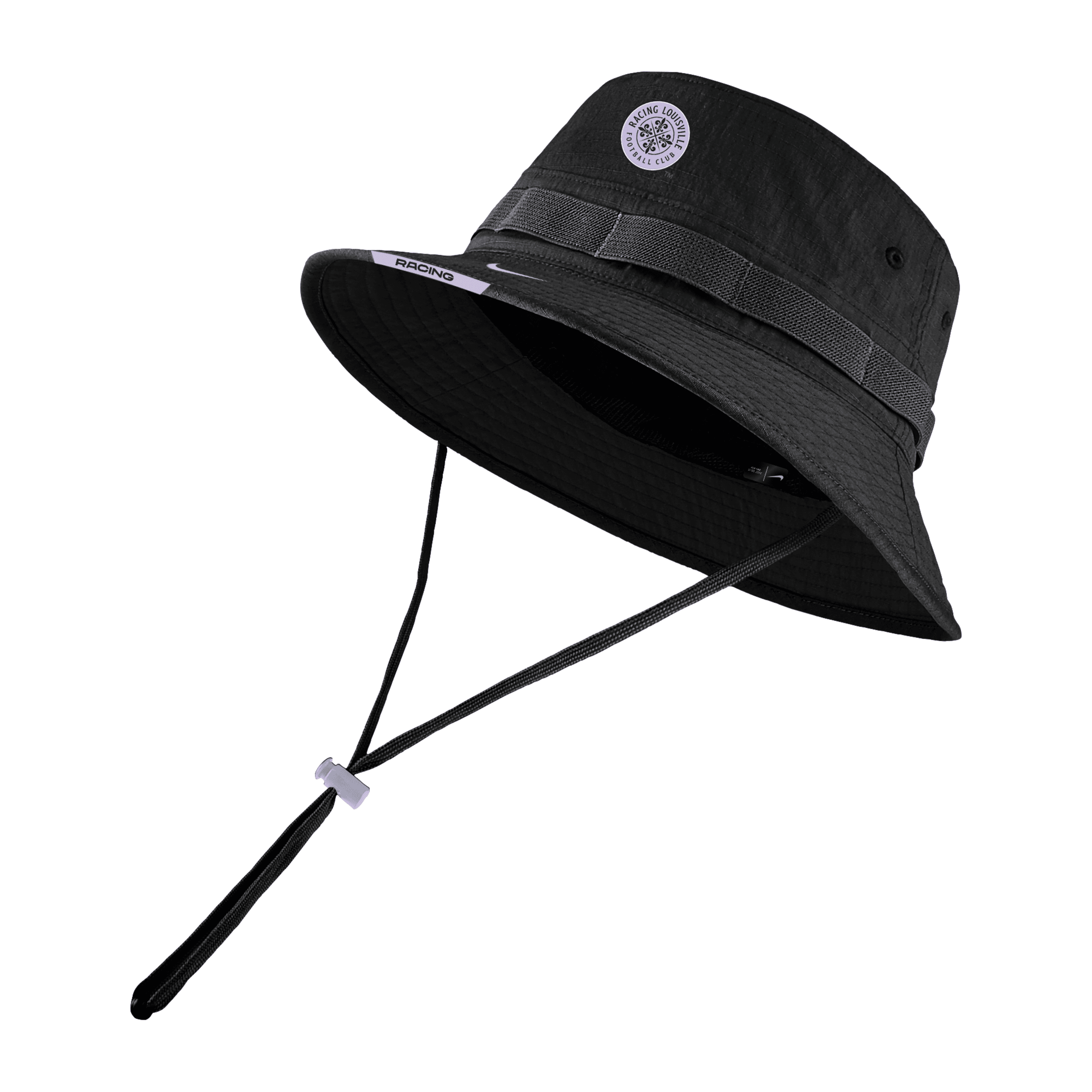 Nike Racing Louisville  Unisex Soccer Boonie Bucket Hat In Black