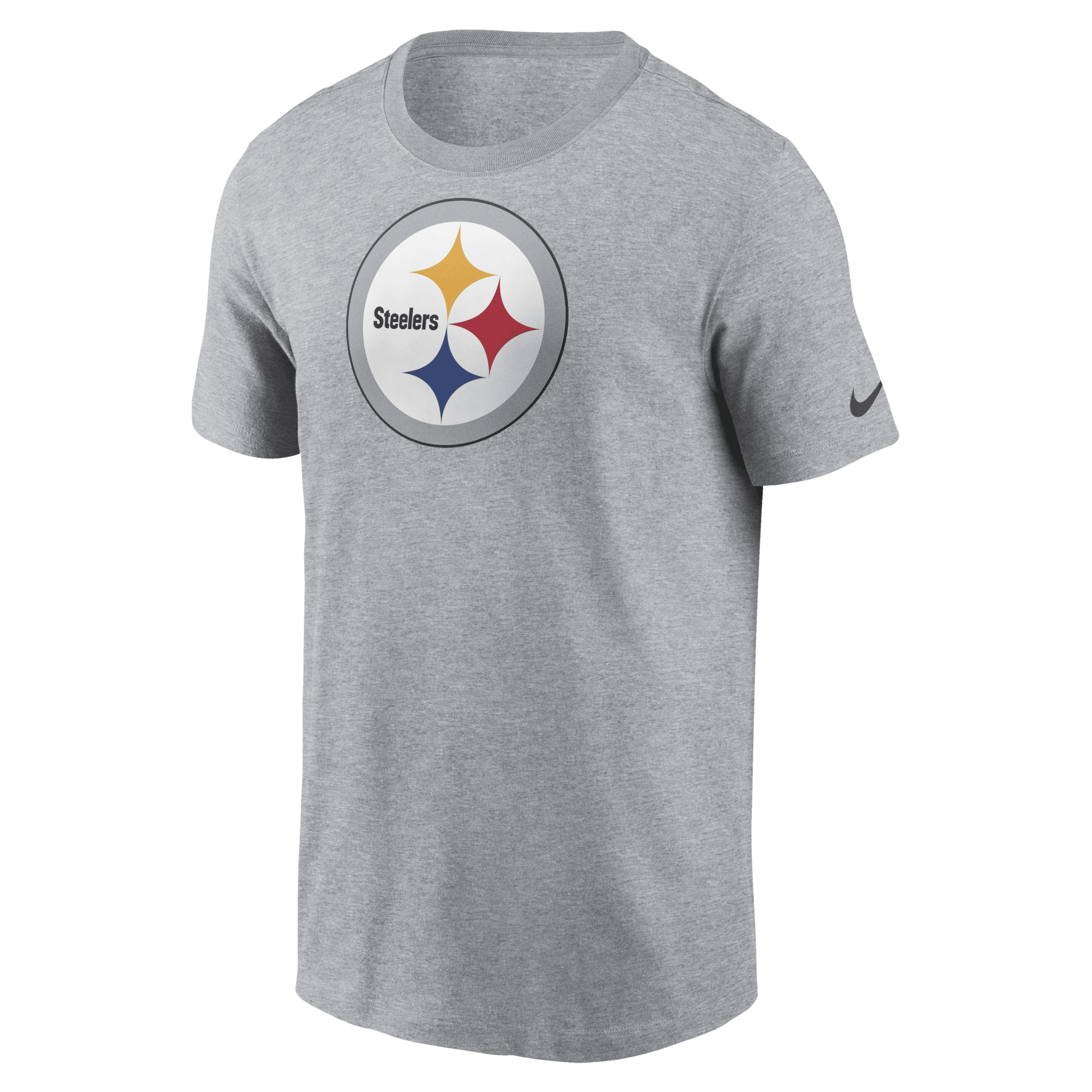 Shop Nike Pittsburgh Steelers Logo Essential  Men's Nfl T-shirt In Grey
