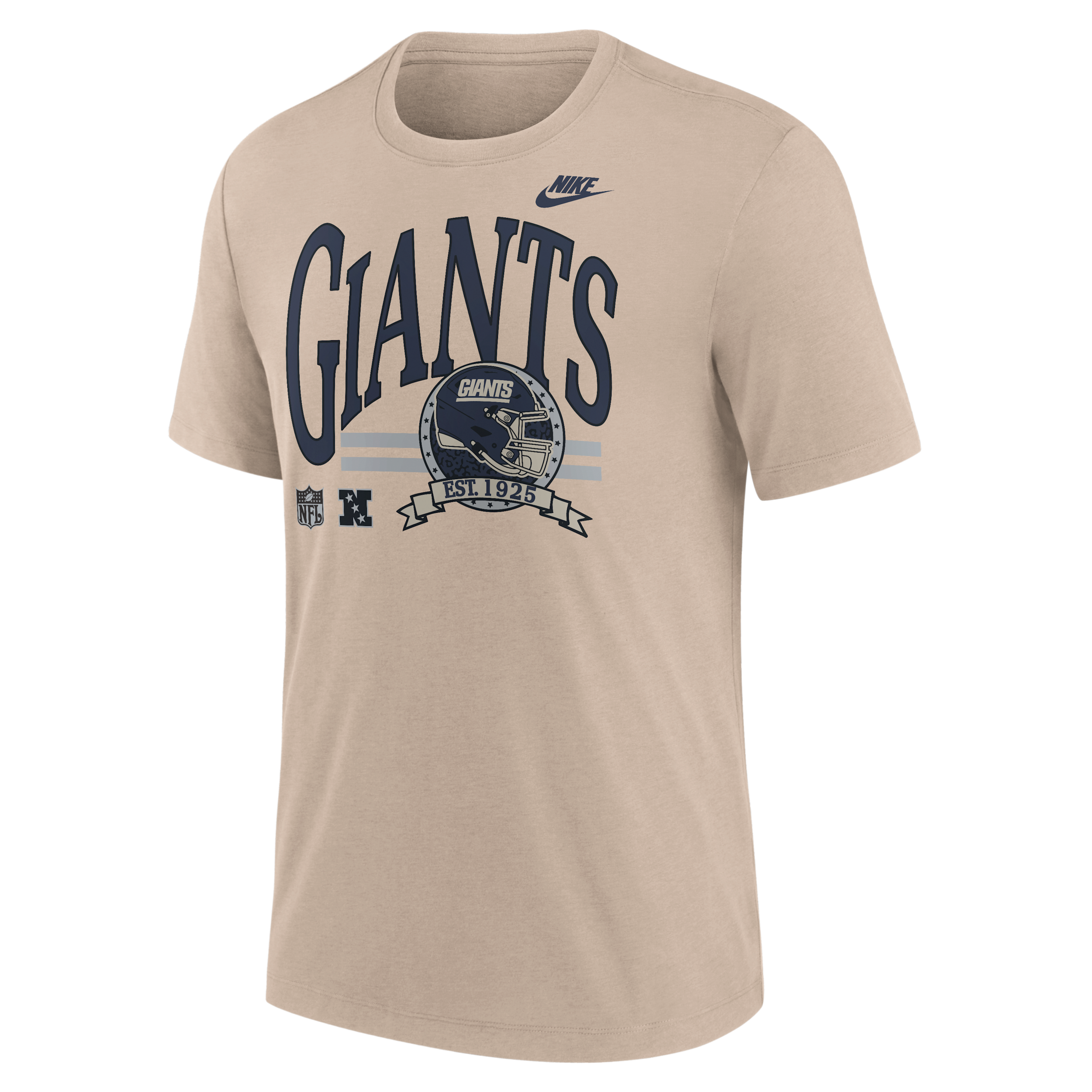 New York Giants Rewind Nike Men's NFL T-Shirt in Brown | NJFD05YQ8I-KCB