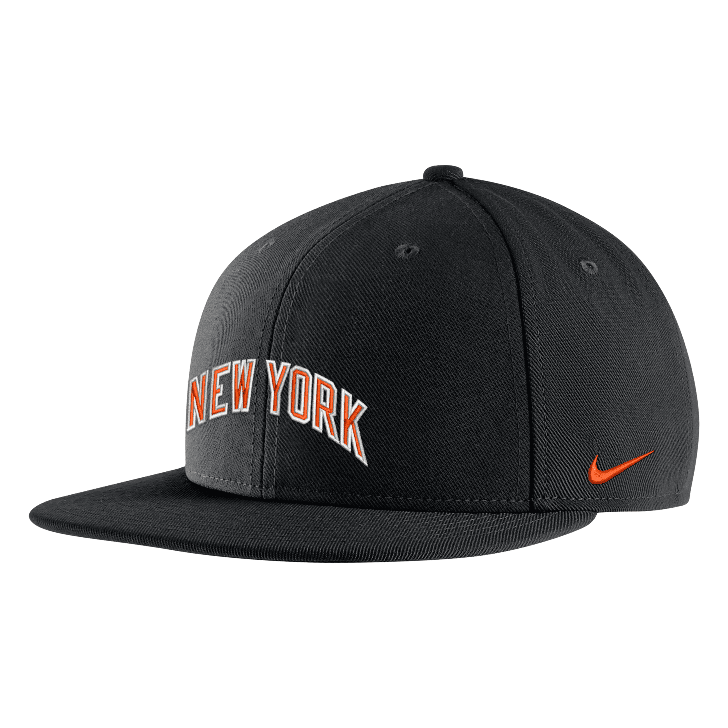 Nike New York Knicks City Edition  Men's Nba Snapback Hat In Black