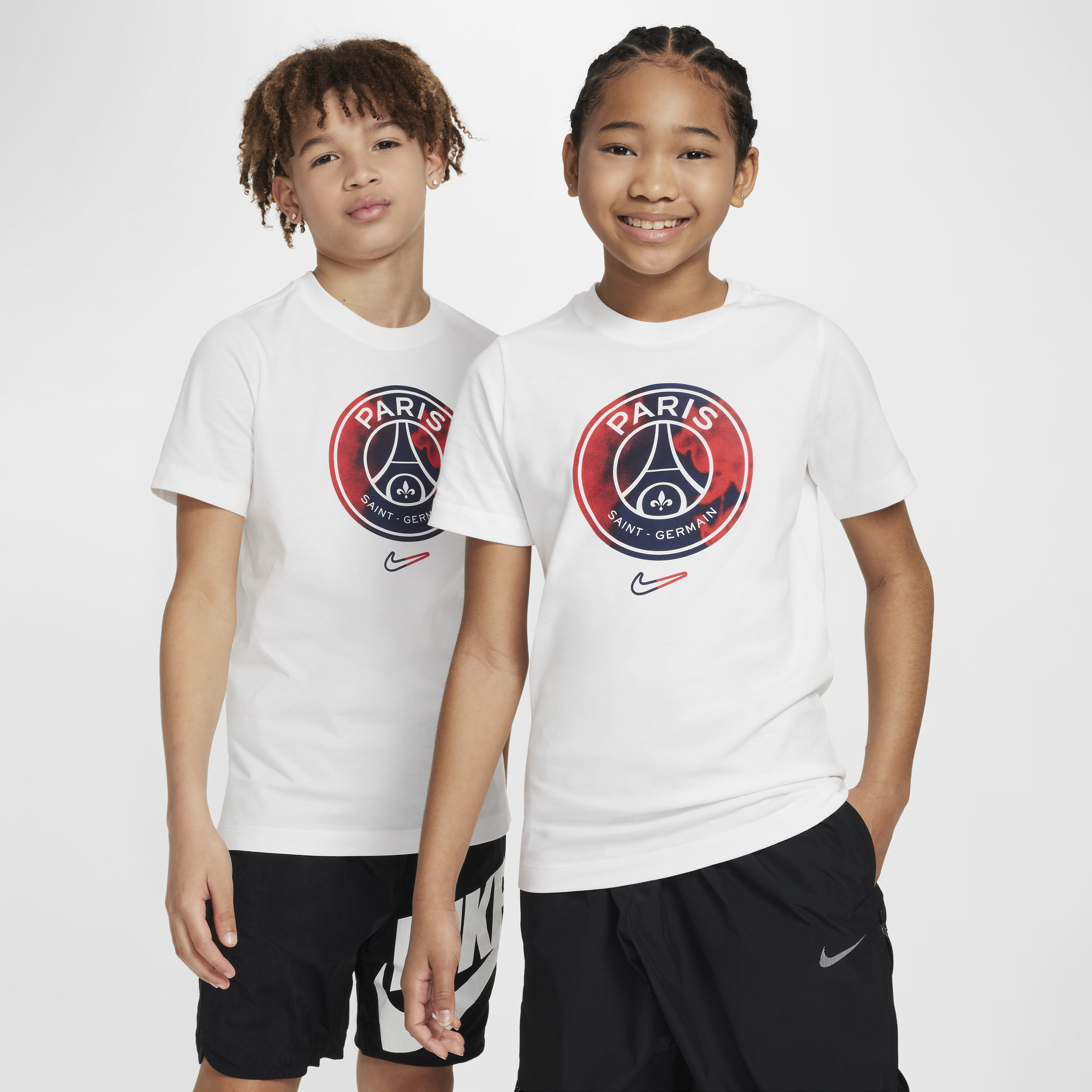 Nike Paris Saint-germain Big Kids'  Soccer T-shirt In White
