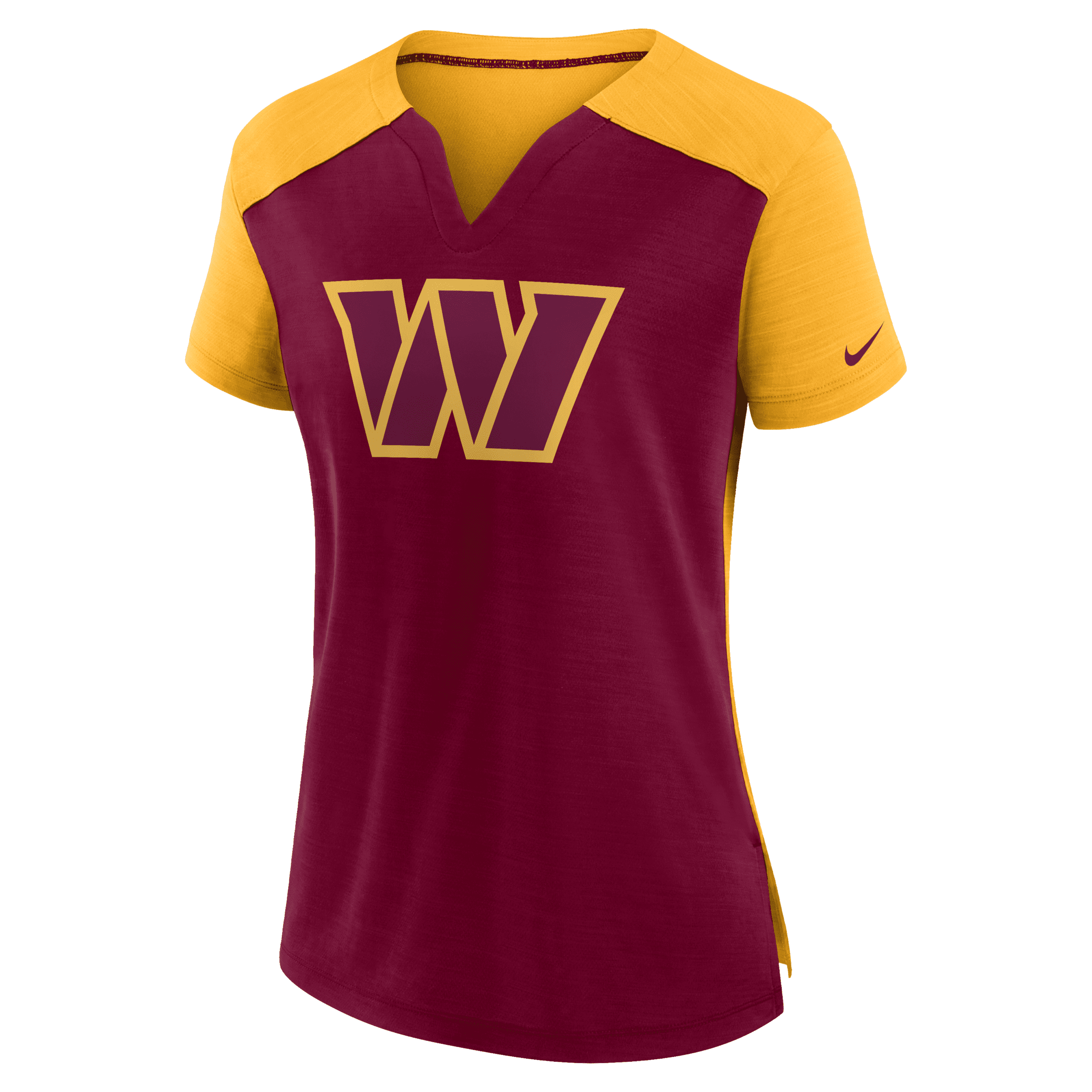 Shop Nike Women's Dri-fit Exceed (nfl Washington Commanders) T-shirt In Red
