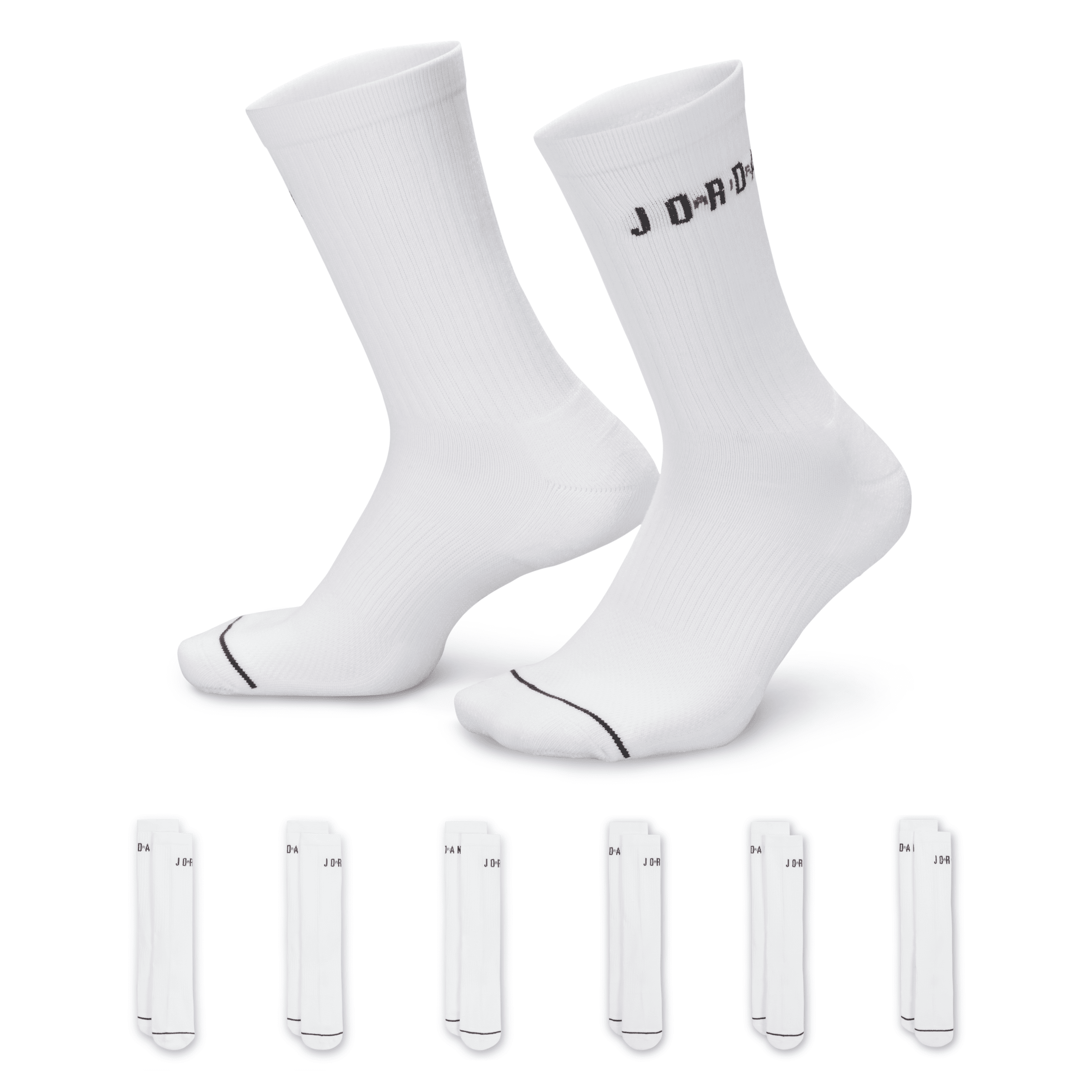 JORDAN EVERYDAY CREW SOCKS (6 PAIRS) 1015582221