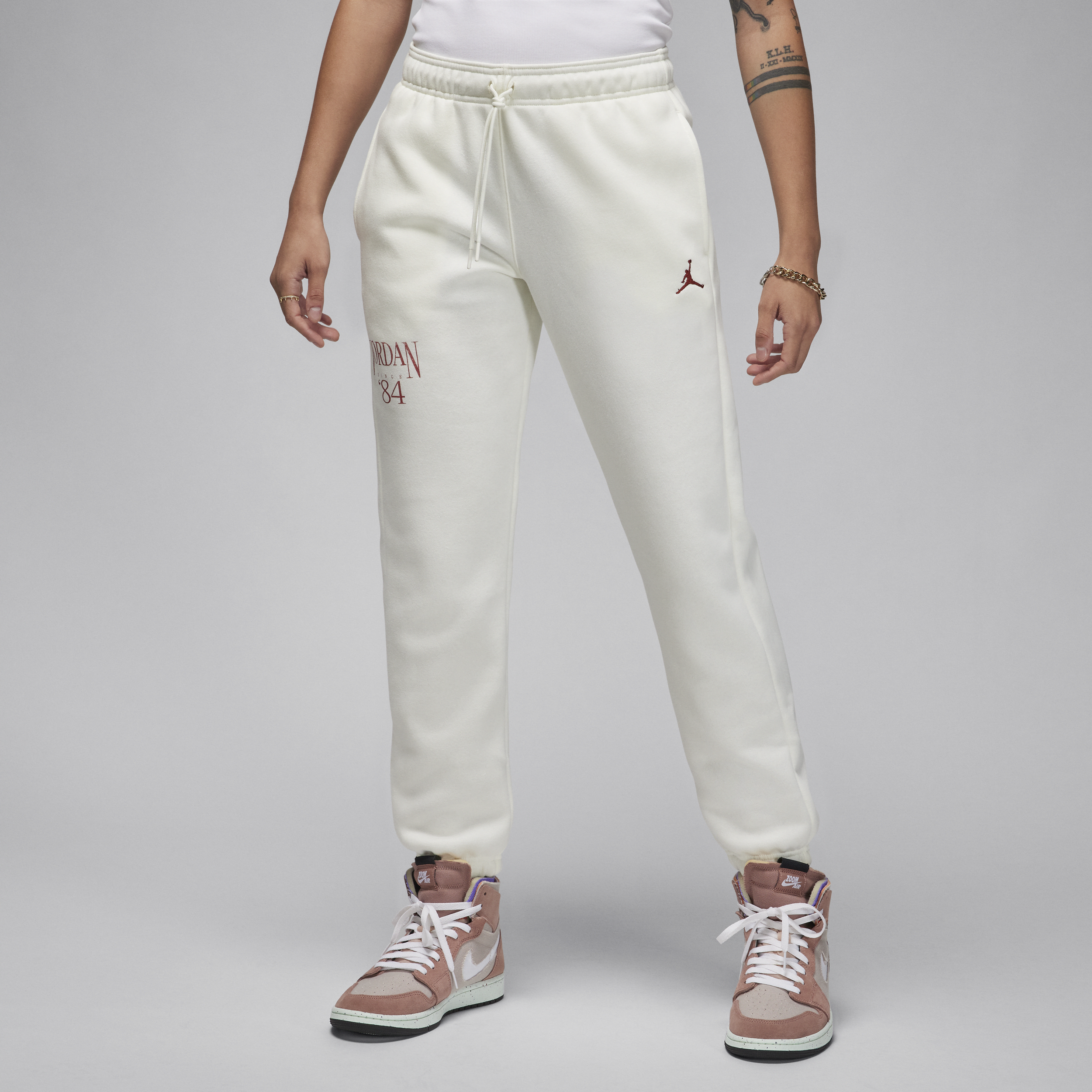 Jordan Women's  Brooklyn Fleece Pants In White