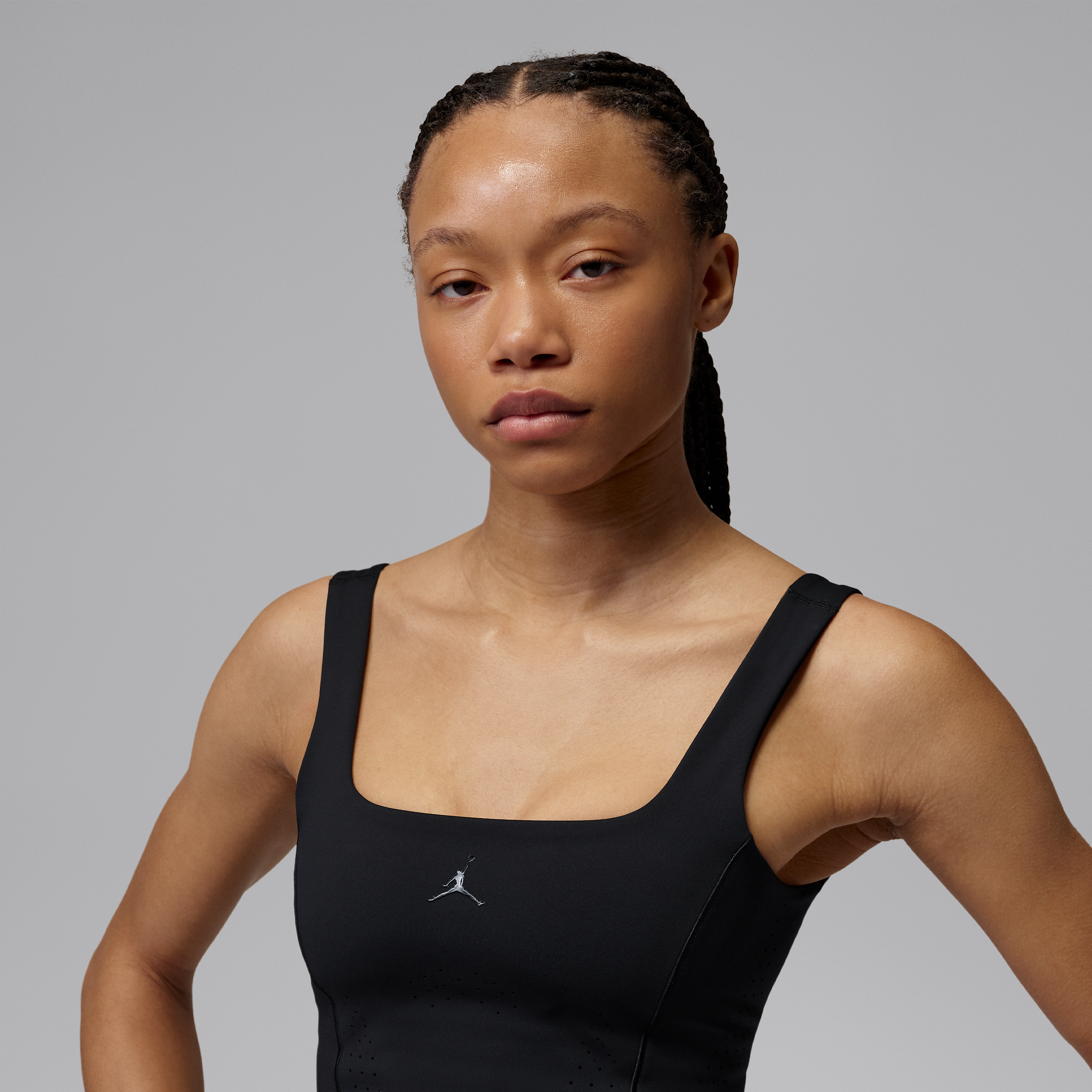Women's Jordan Sport Flightweight Dri-FIT Cropped Top in Black | IF2357-010