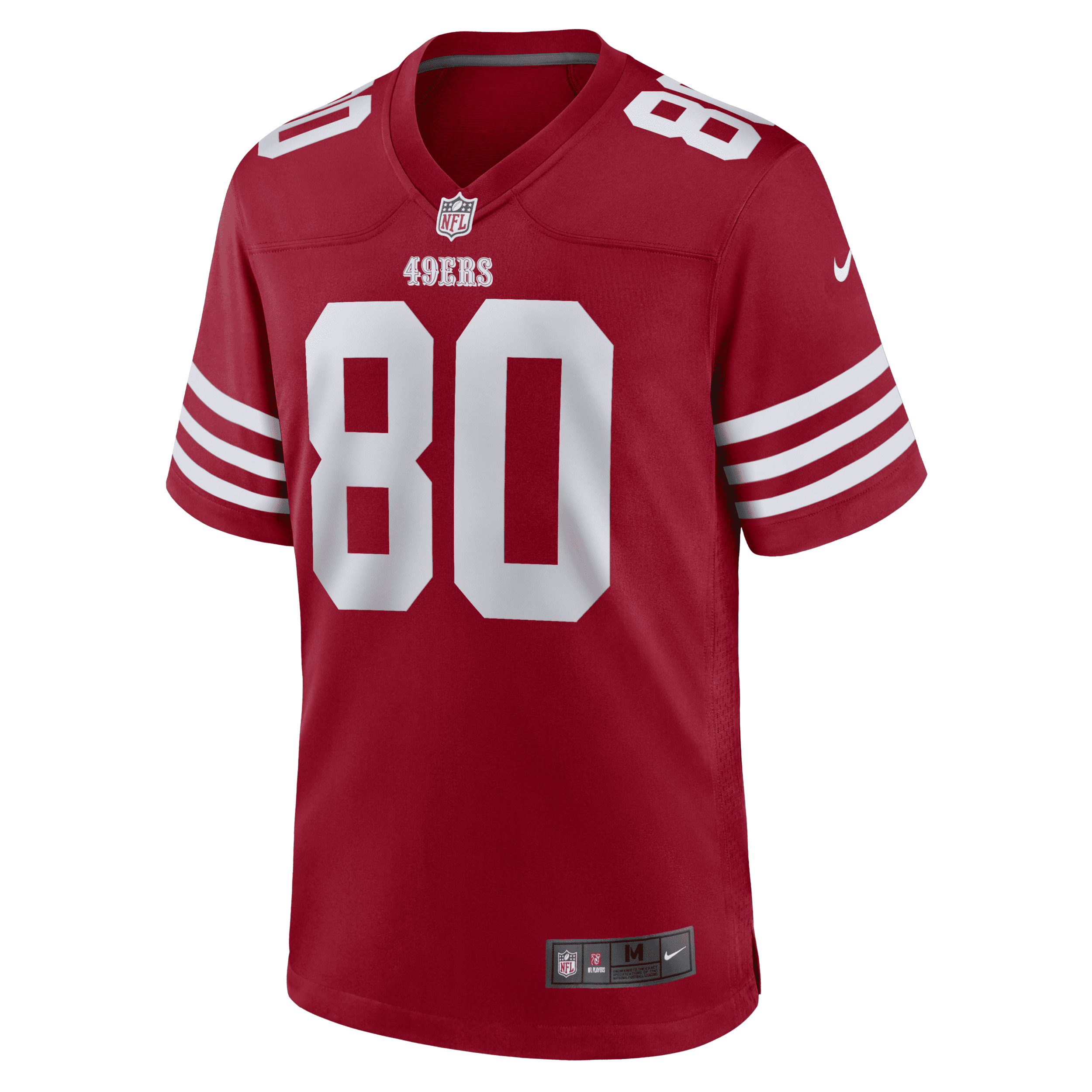Nike Men's NFL San Francisco 49ers (Jerry Rice) Game Football Jersey in Red | 67NMSAGHW6P-003