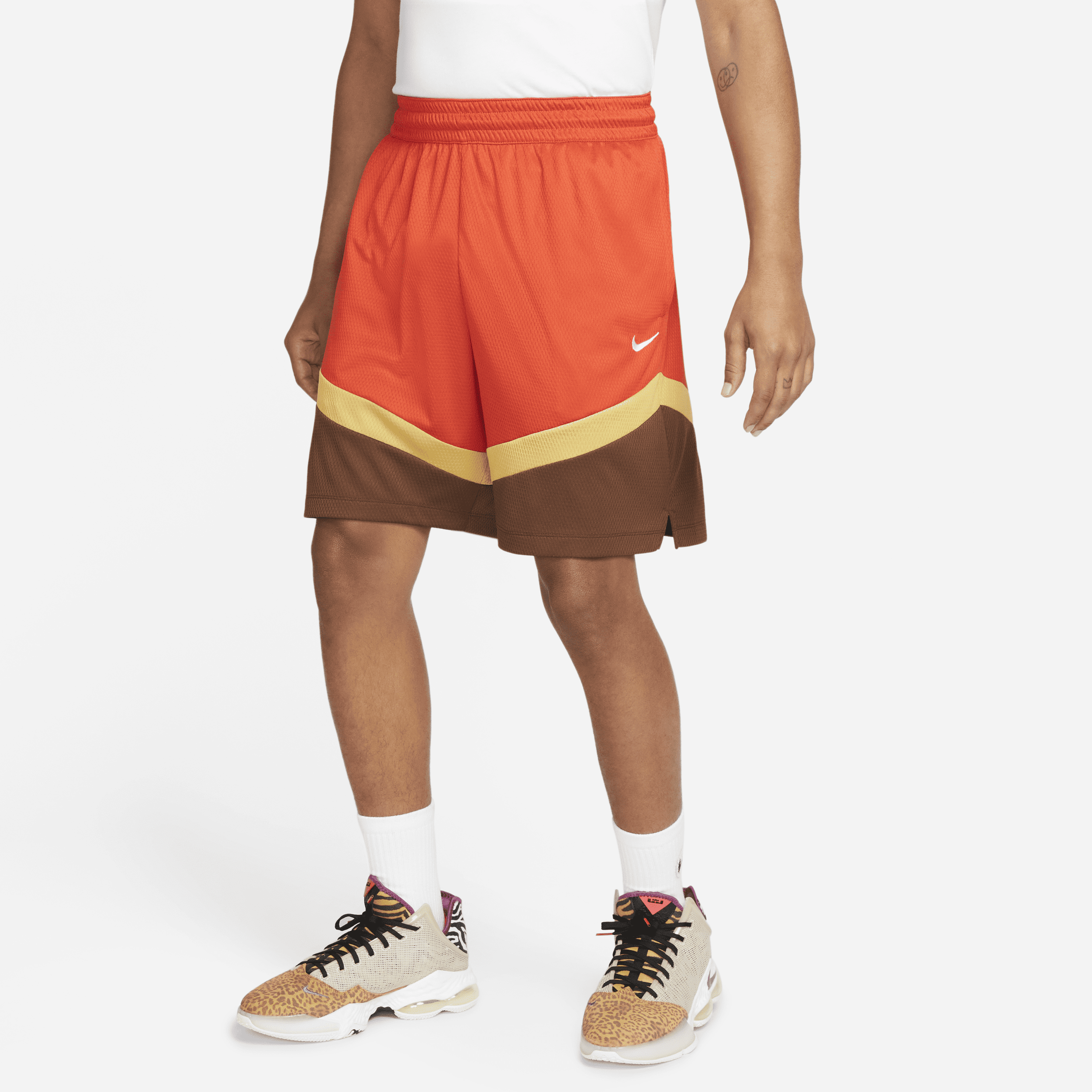 Nike Men's Icon Dri-fit 8" Basketball Shorts In Red
