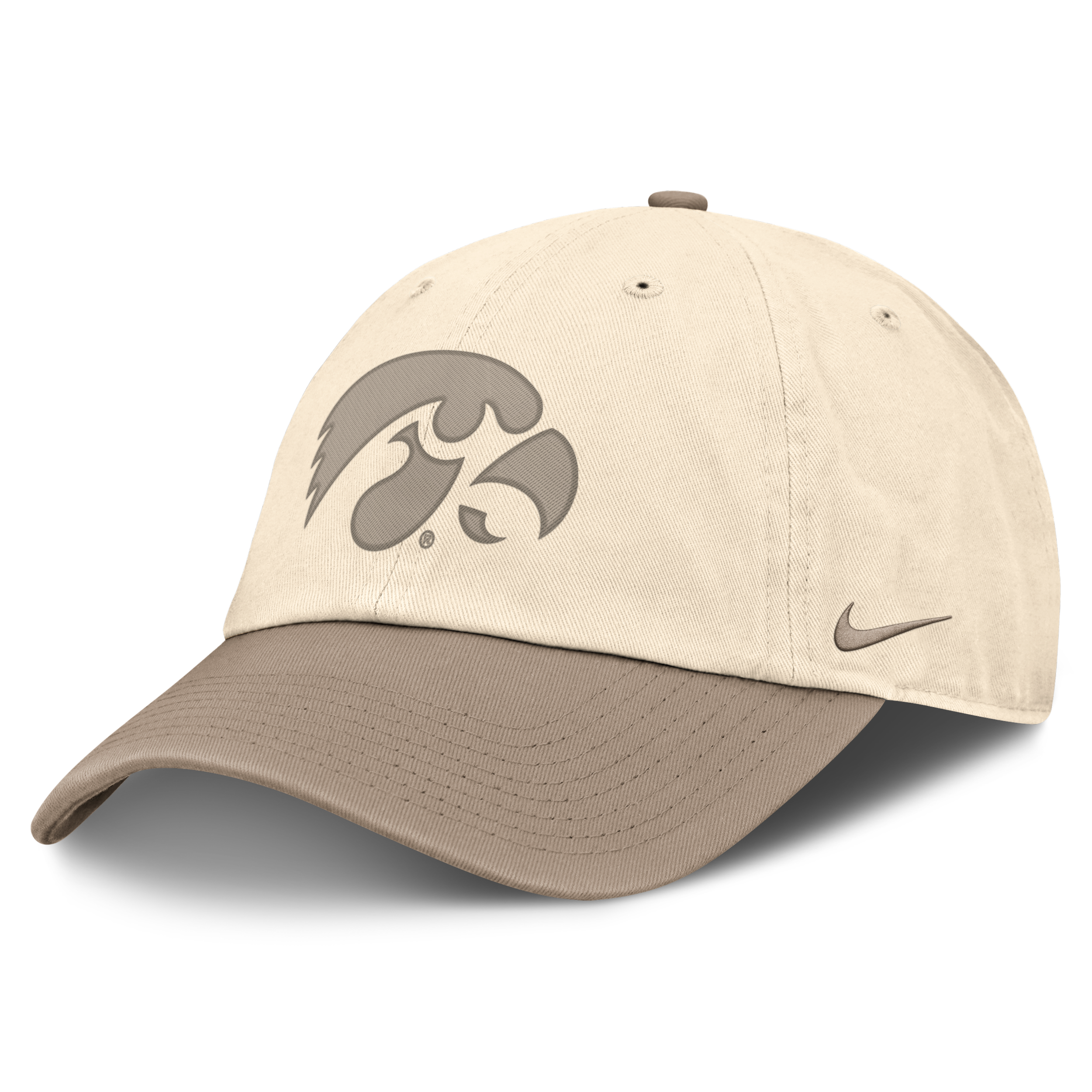Iowa Natural Club Nike Men's College Adjustable Hat in Brown | NC010DTUIA-M4T