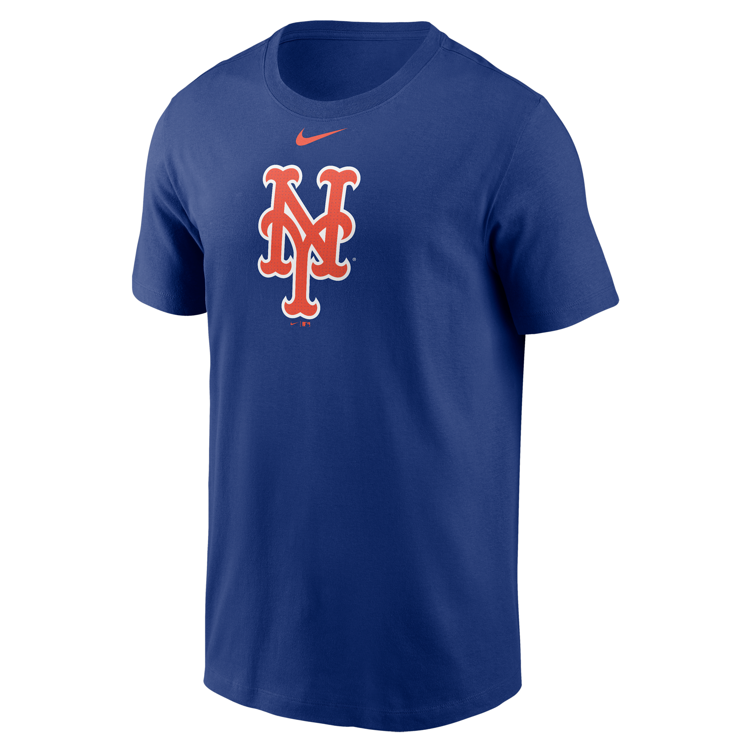 New York Mets Fuse Large Logo Nike Men's MLB T-Shirt in Blue | N1994EWNME-CJP
