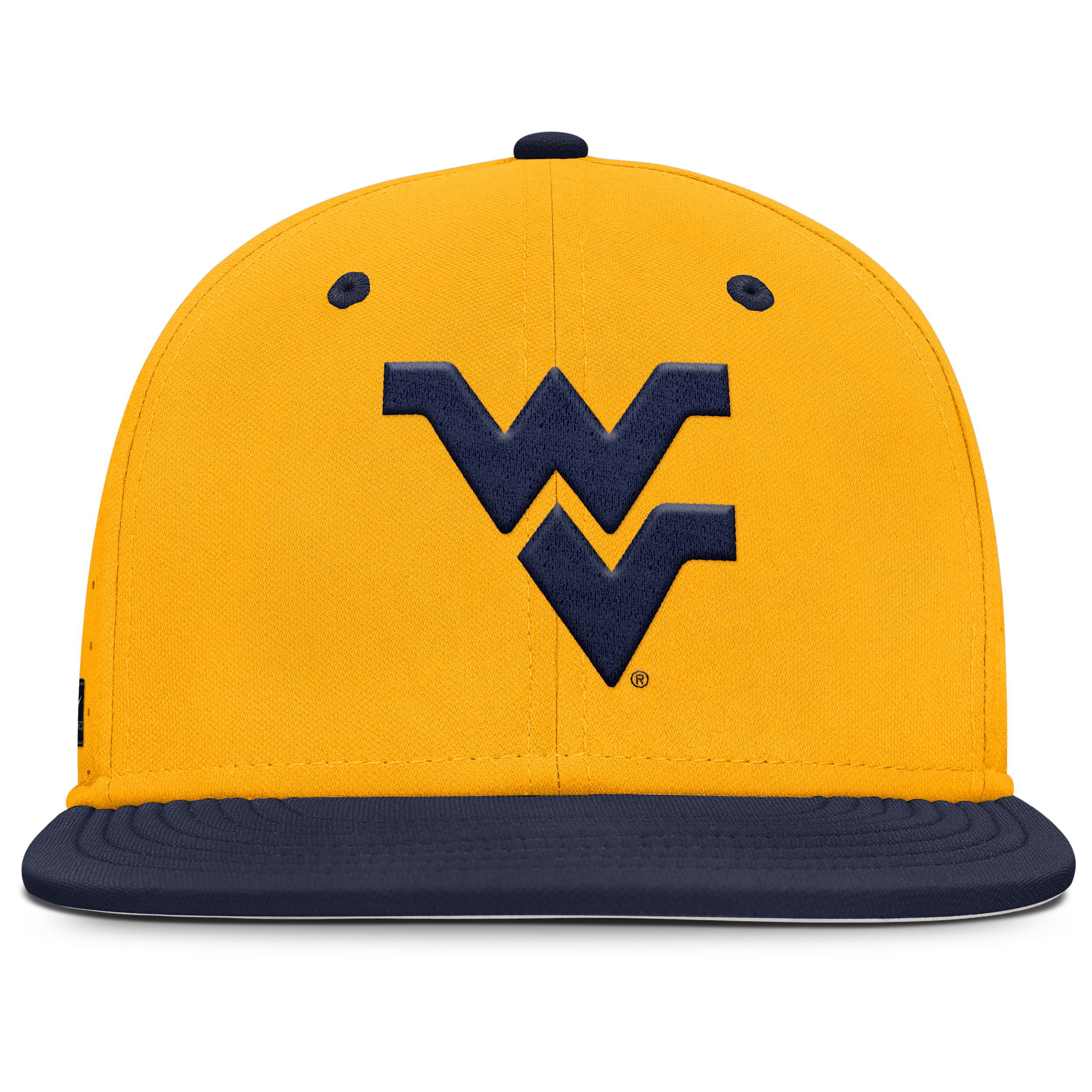 Nike West Virginia Mountaineers Dugout True Menâs  Men's Dri-fit College Fitted Hat In Yellow