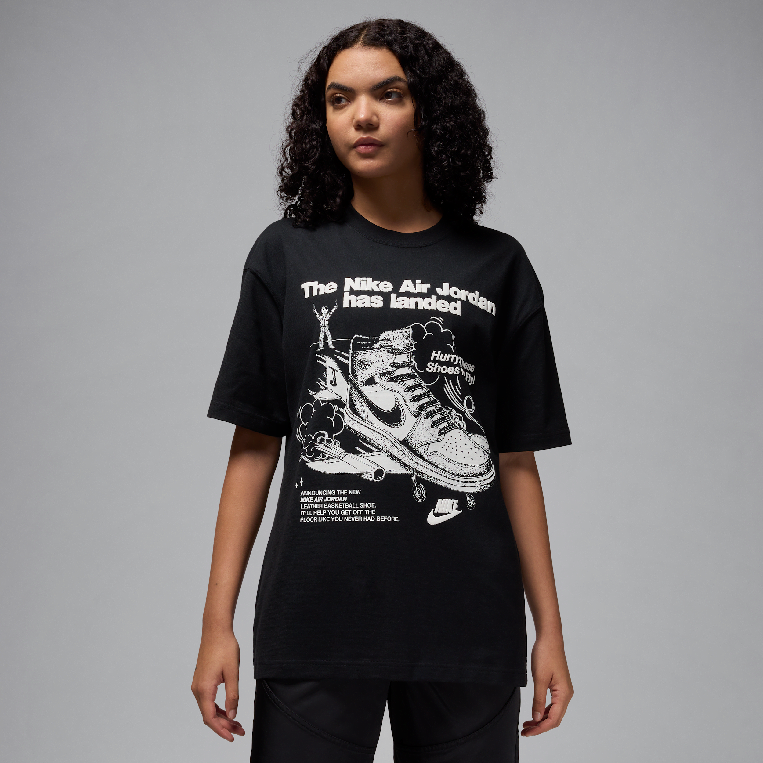 JORDAN WOMEN'S OVERSIZED GRAPHIC T-SHIRT 1015667506