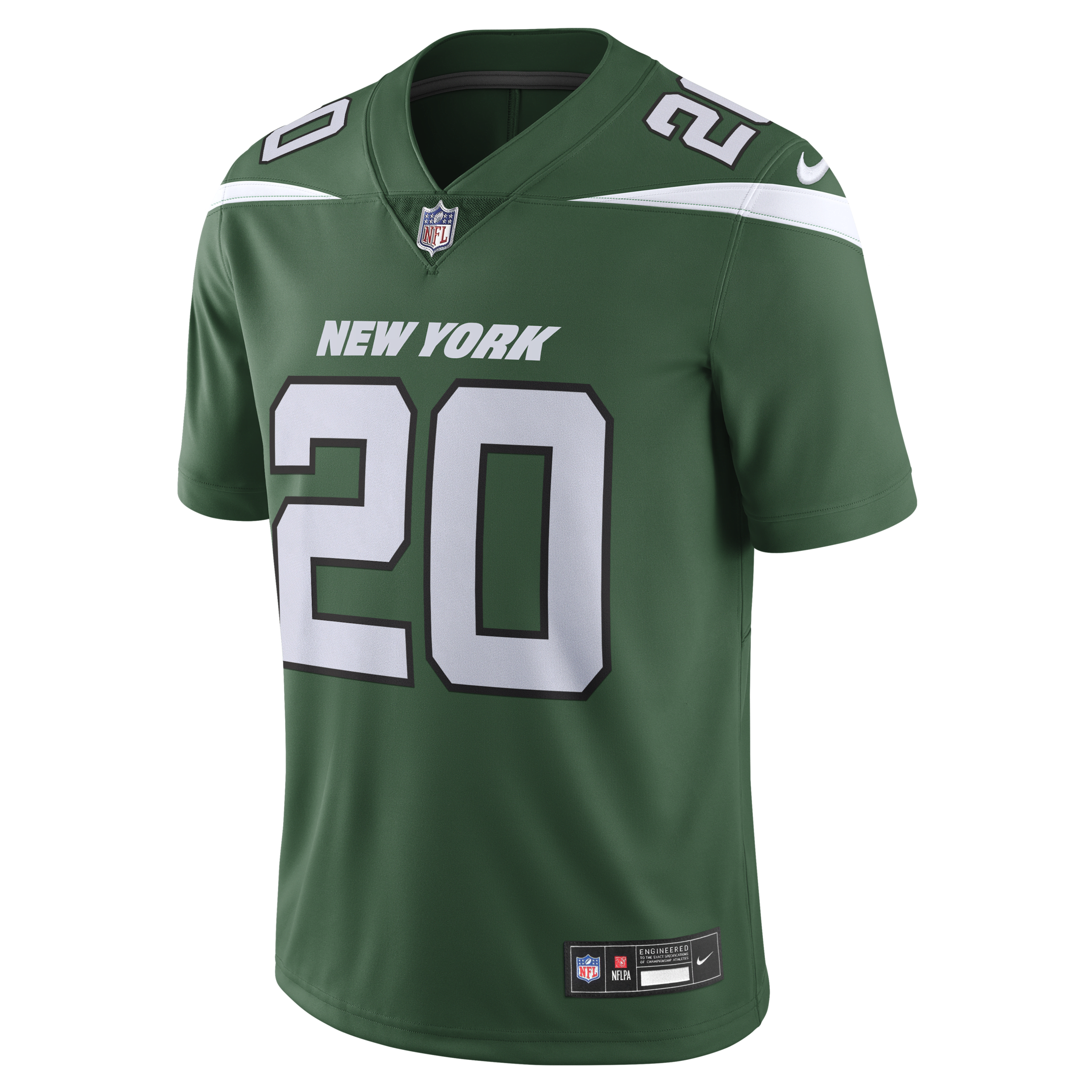 Breece Hall New York Jets Nike Men’s Dri-FIT NFL Limited Jersey in Green, Size: 2XL | 32NM08BY9ZF-NZ3